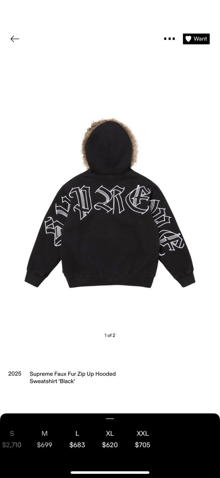 Supreme Supreme Faux Fur Zip Up Size US S / EU 44-46 / 1 - 1 Thumbnail