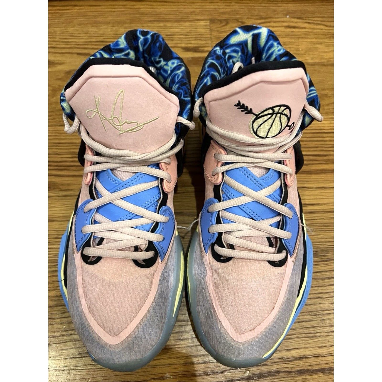 Nike Nike Kyrie 8 Infinity Sneakers Men Size 8 Pink Blue Valentine Athletic Casual Limited Edition Size US 8 / EU 41 - 6 Thumbnail