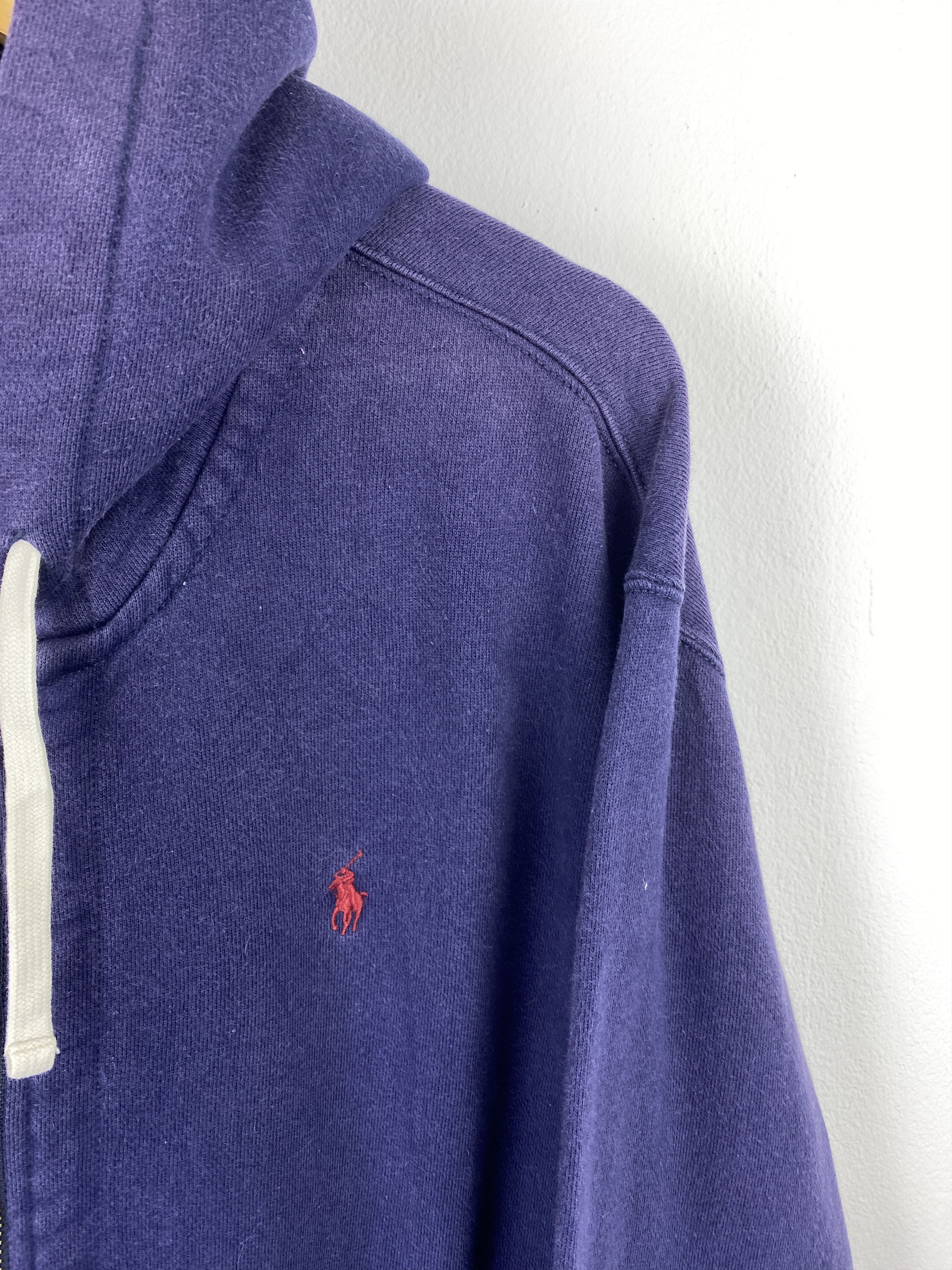 Polo Ralph Lauren Vintage Polo Ralph Lauren Zipper Up Faded Hoodie SH0451 Size US XXL / EU 58 / 5 - 6 Thumbnail