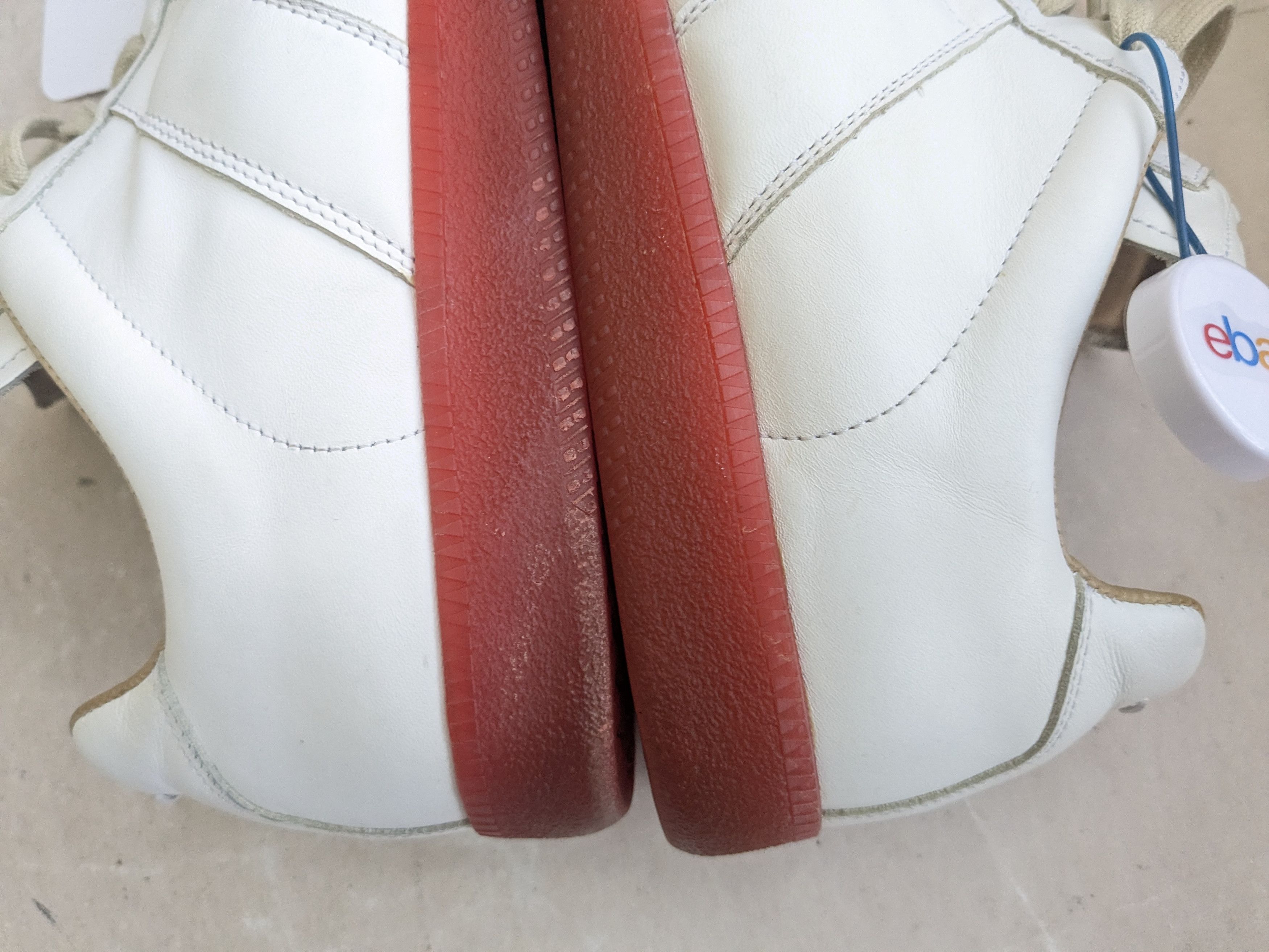 Maison Margiela Maison Margiela Replica GAT White Red 11 44 Leather Size US 11 / EU 44 - 11 Thumbnail