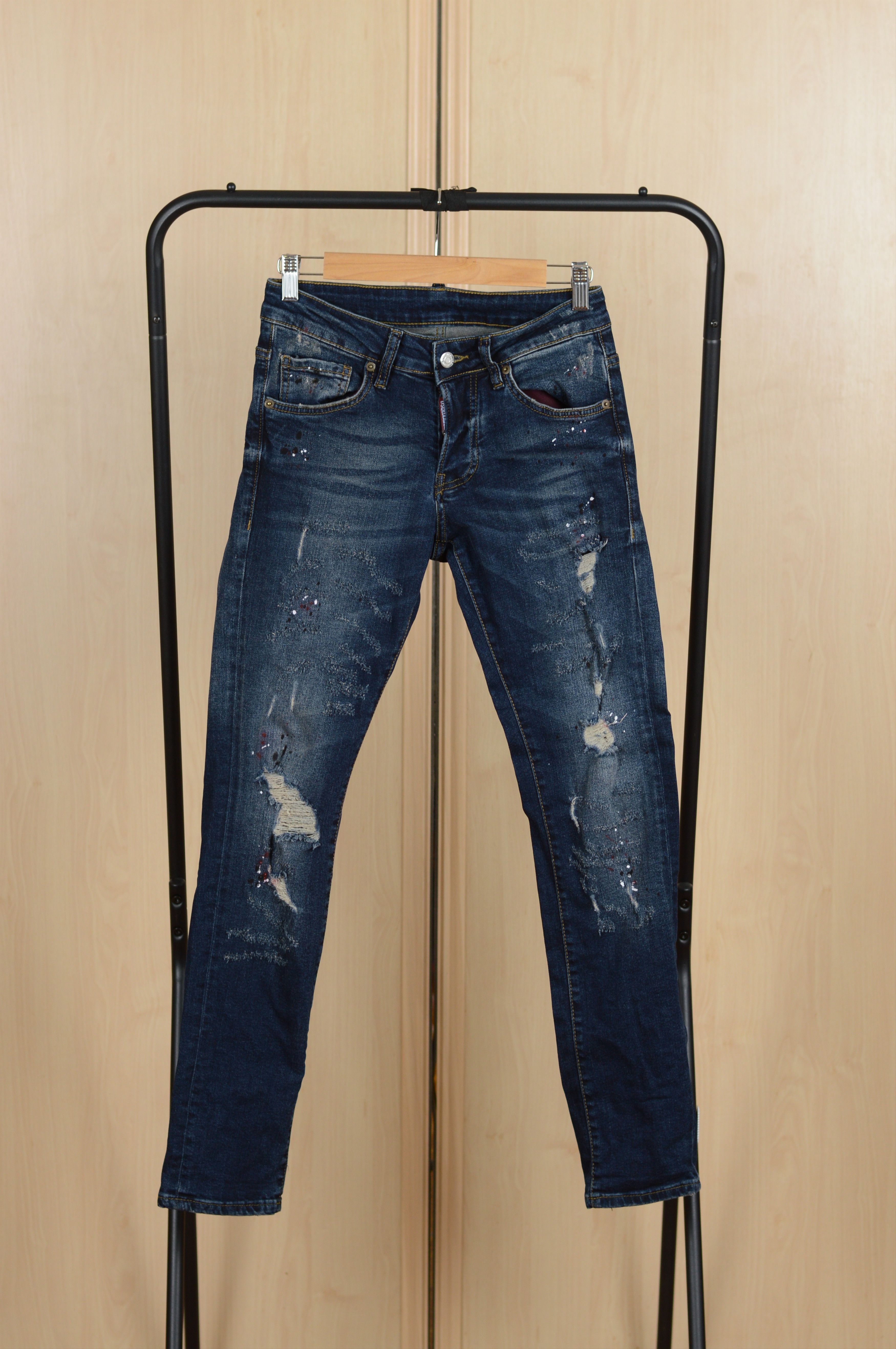 Dsquared2 Dsquared2 Distressed Denim Jeans Pant Size US 26 / EU 42 - 1 Thumbnail