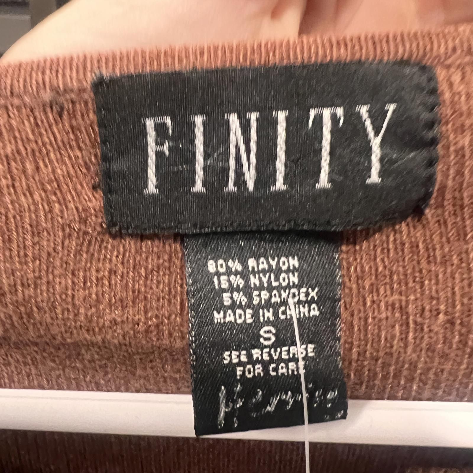 Other Finity Brown Rayon Blend Women's Cardigan Sweater Size Small Size S / US 4 / IT 40 - 3 Thumbnail