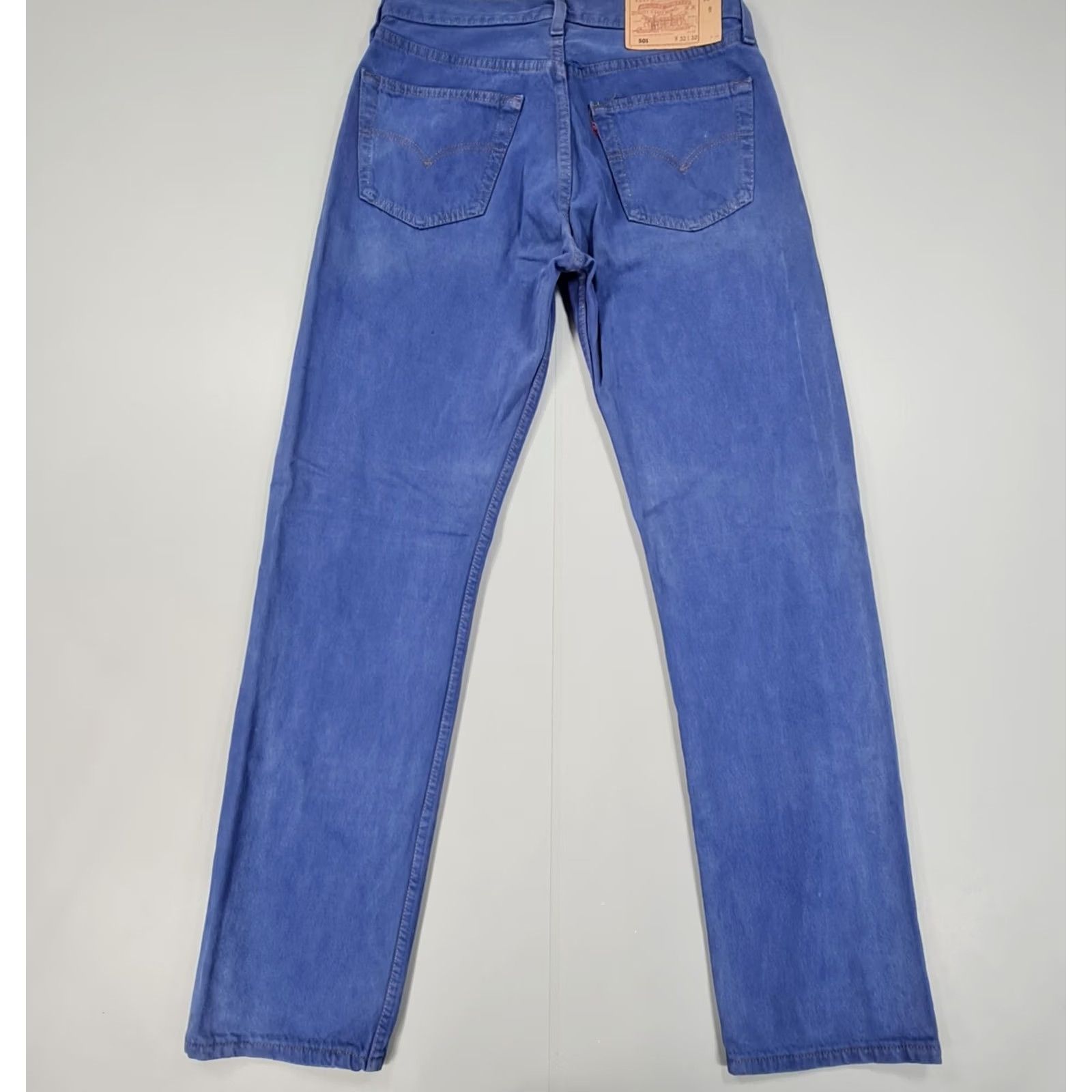 Levi's VINTAGE Levi's 501 Jeans Blue W32 L32 Made In UK 90s Straight Denim Women Size 24" / US 00 / IT 34 - 7 Thumbnail