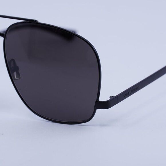 Saint Laurent Paris 🕶️ New Saint Laurent SL653 LEON 002 Sunglasses - Black Size ONE SIZE - 6 Thumbnail