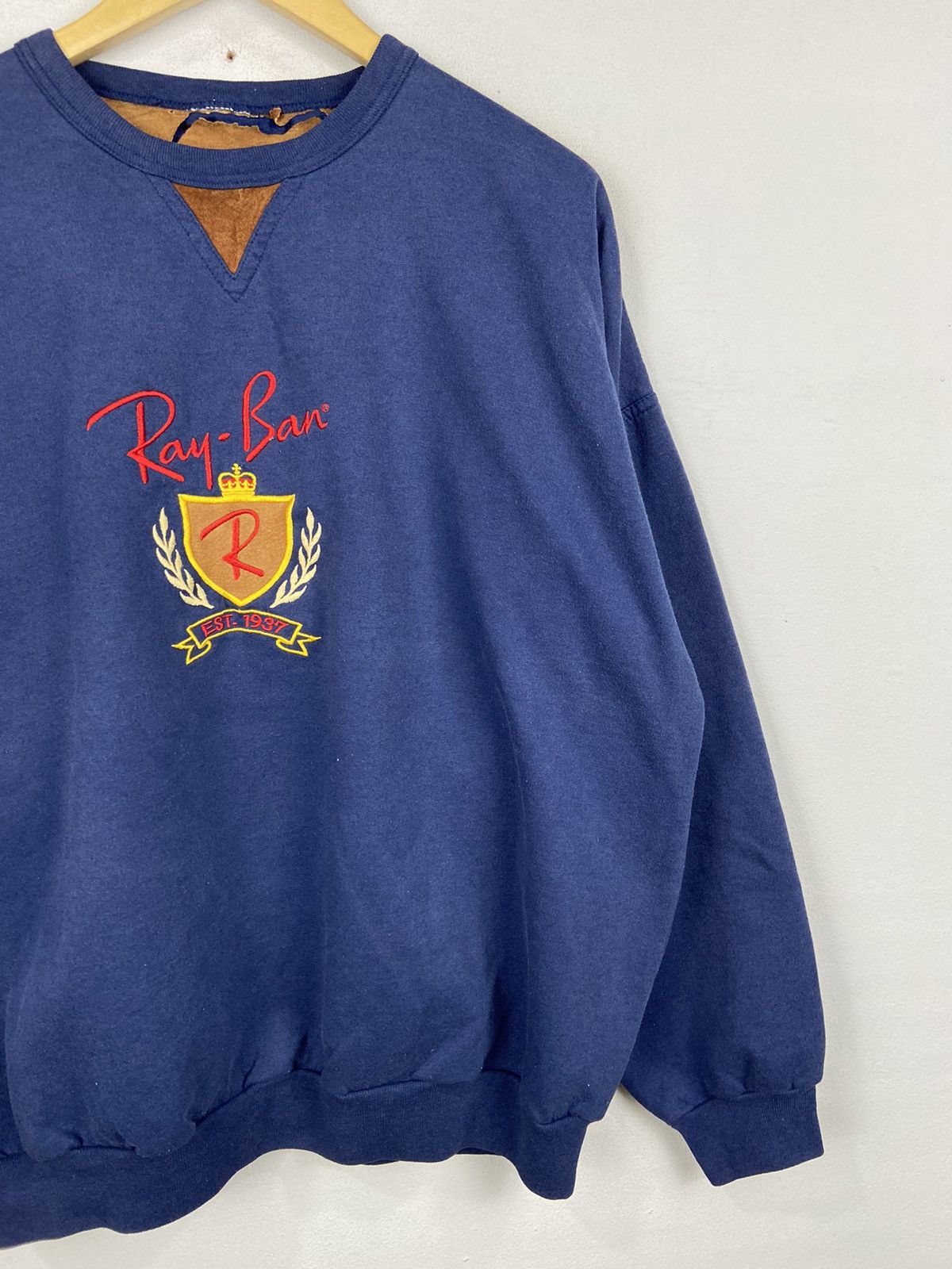 Other × RayBan × Vintage ❤️‍🔥SEND OFFER ❤️‍🔥Vintage 90s Rayban Sweatshirt Embroidered Size US L / EU 52-54 / 3 - 3 Thumbnail
