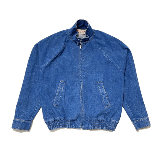 Marni BNWT AW24 MARNI BLEACHED COATED DENIM JACKET 48 Size US M / EU 48-50 / 2 - 12 Thumbnail
