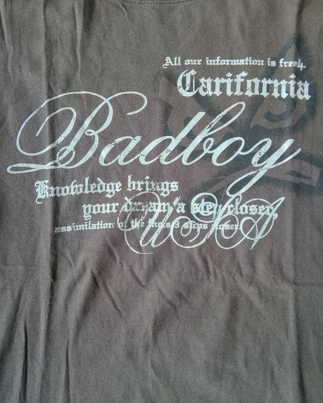 Vintage Vintage Bad Boy USA Brown Longsleeve Size US M / EU 48-50 / 2 - 2 Thumbnail