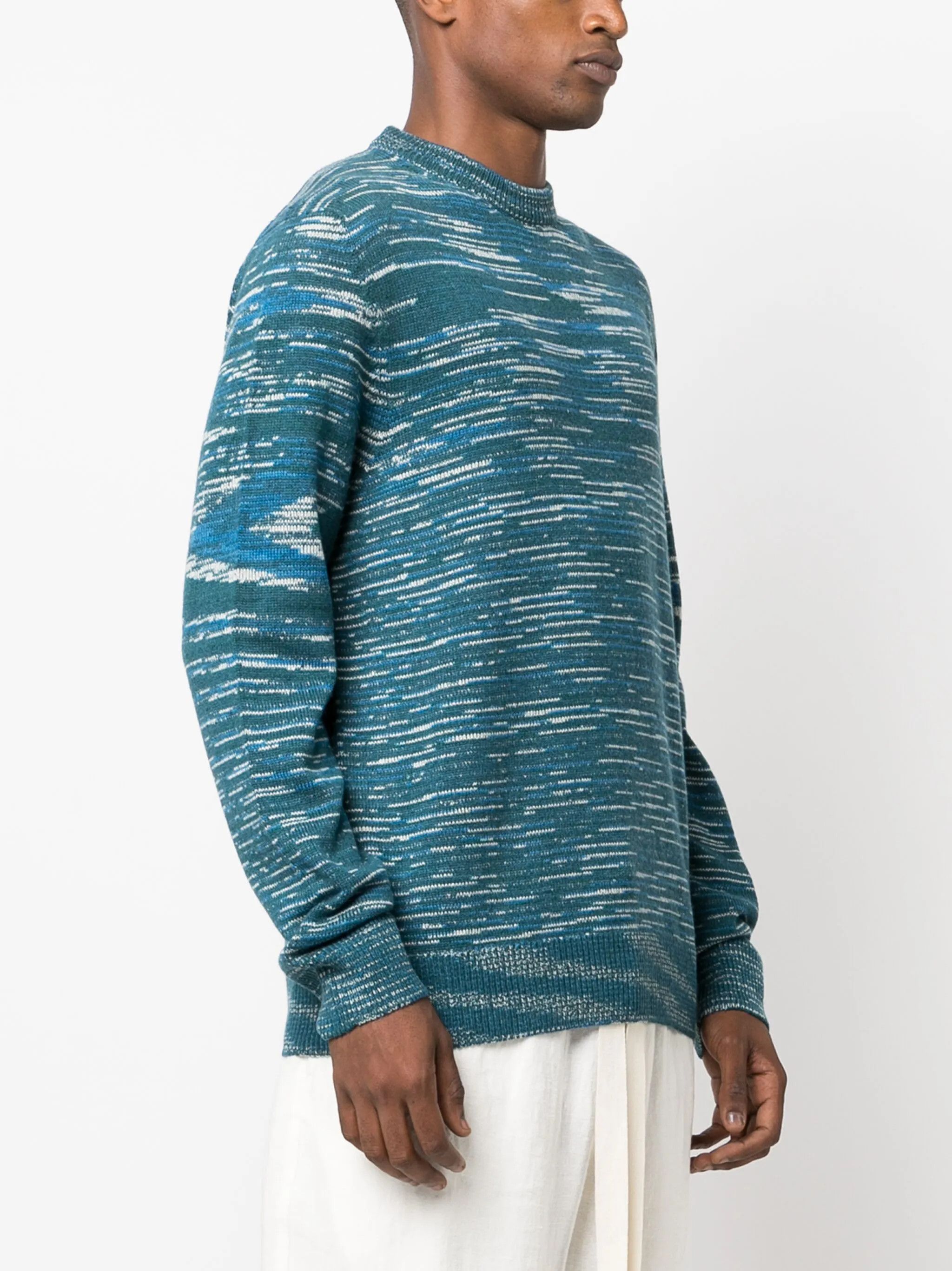 Missoni o1y0225 Crewneck Cashmere Blend Sweater in Multicolor Size US S / EU 44-46 / 1 - 3 Thumbnail