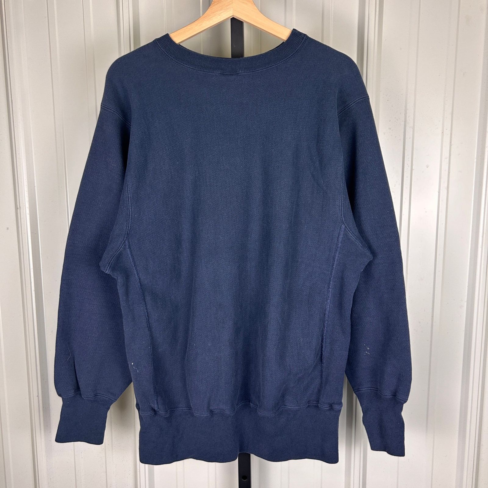 Champion Champion Reverse Weave XL 90s Navy Heavyweight Crewneck Size US XL / EU 56 / 4 - 6 Thumbnail