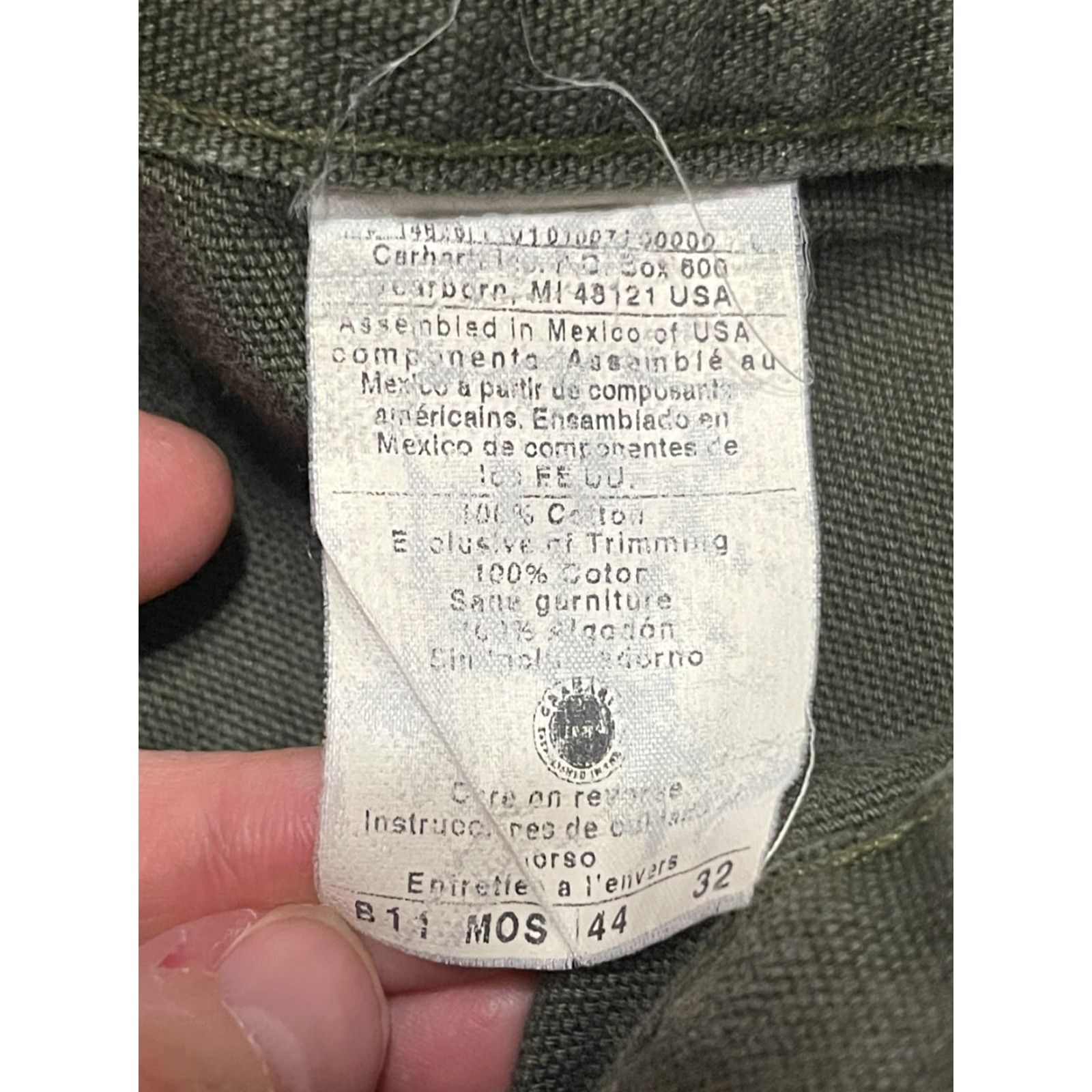 Carhartt Carhartt Pants Mens Size 44x32 Green Cargo Pockets Cargo Pocket Straight Inseam 32 Regular Modern Casual Shoes B Size US 44 / EU 60 - 7 Thumbnail
