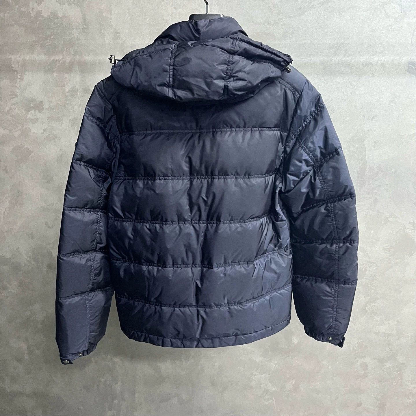 Prada prada navy blue casual hooded down jacket Size US L / EU 52-54 / 3 - 5 Thumbnail