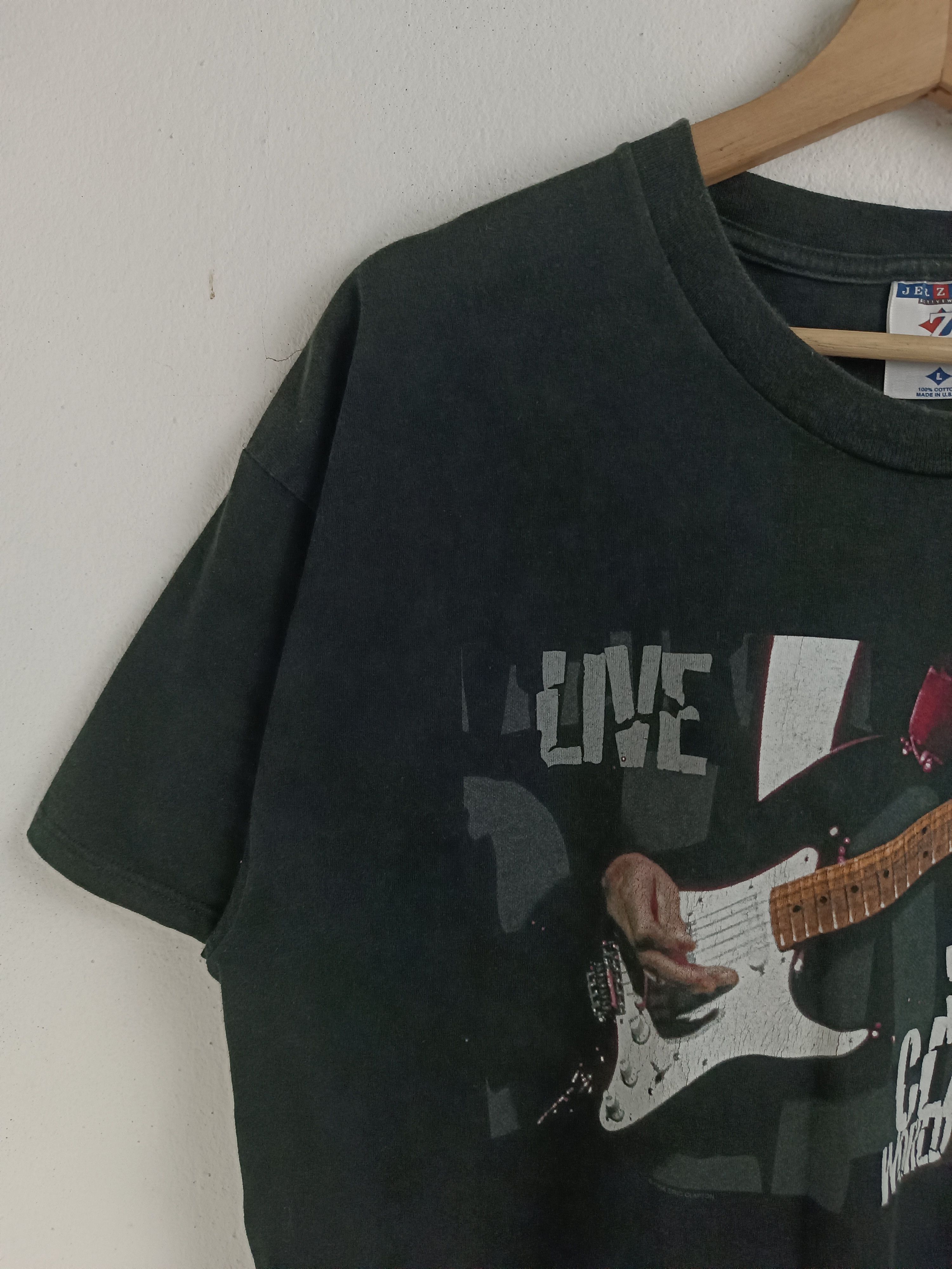 Band Tees VINTAGE 90'S ERIC CLAPTON JAPAN TOUR VERY RARE ROCK BEATLES Size US L / EU 52-54 / 3 - 5 Thumbnail