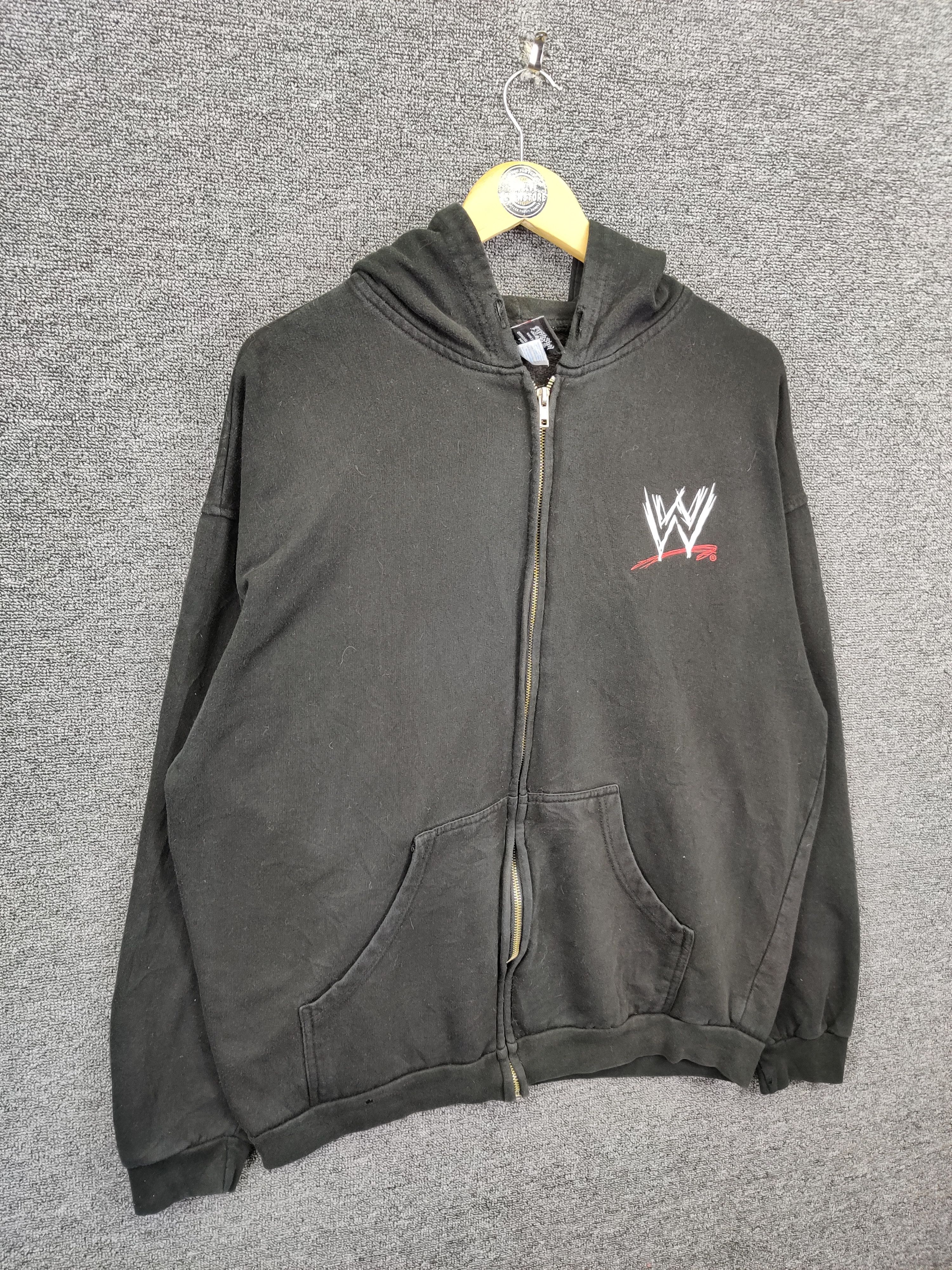WWE Vintage WWE Superstars Zipper Hoodie Size US XL / EU 56 / 4 - 7 Thumbnail