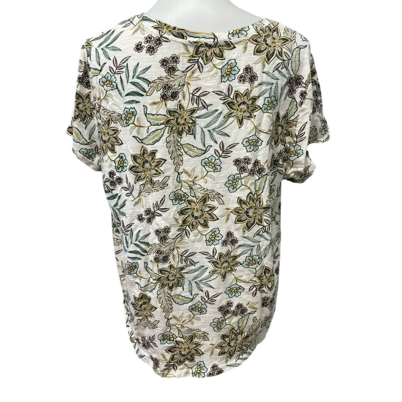 Old Navy Old Navy Womens Medium Crew Neck Cotton Blend Tee Shirt Size M / US 6-8 / IT 42-44 - 4 Thumbnail