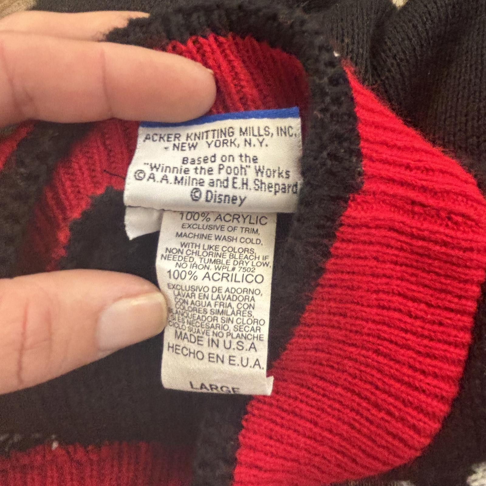 Other Vtg 90s knit Pooh sweater size large Size L / US 10 / IT 46 - 9 Thumbnail