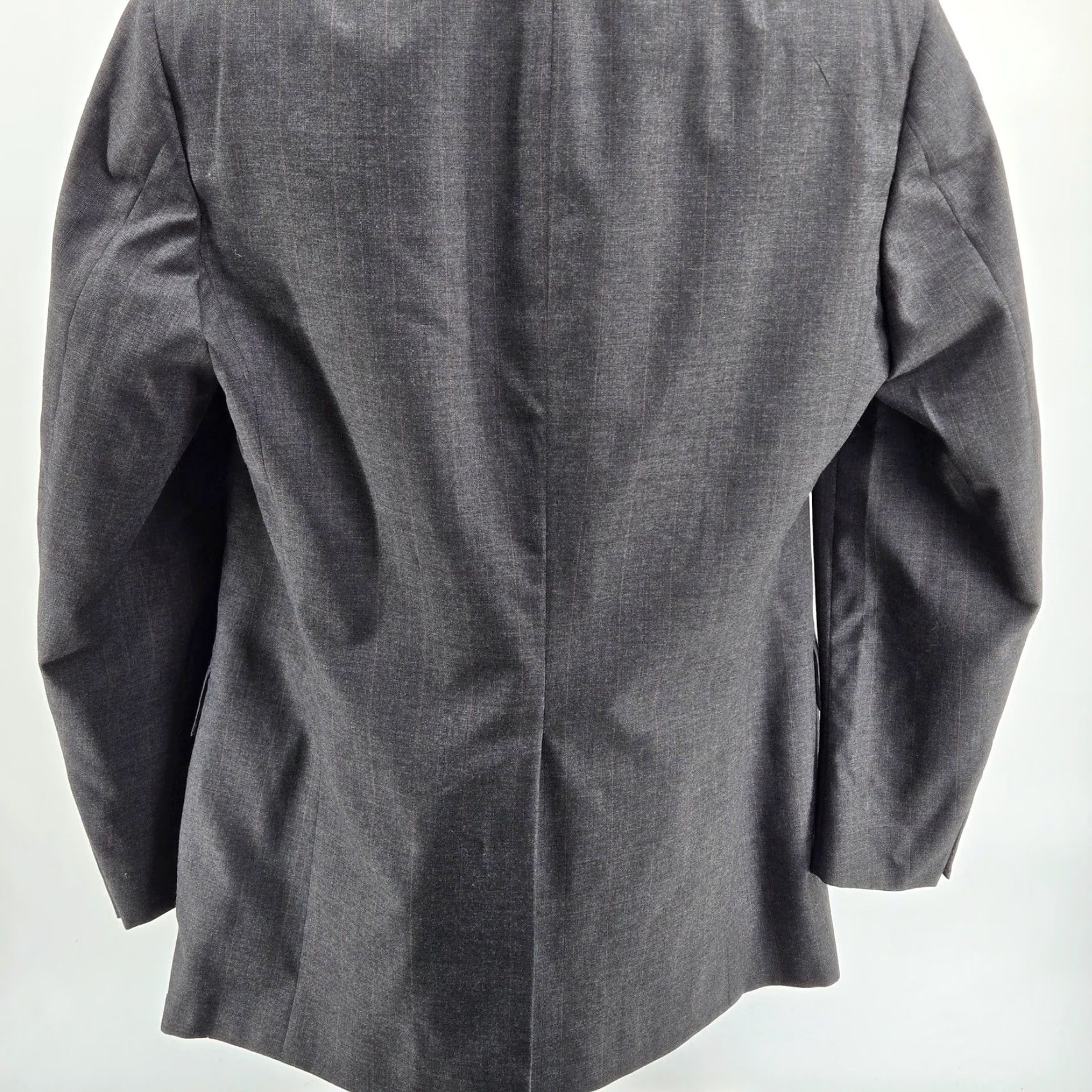 Polo Ralph Lauren Vintage Polo Ralph Lauren 42R Gray Stripe Wool Blazer Made USA Mens Sport Coat Shirt Jacket? Size US XL / EU 56 / 4 - 7 Thumbnail