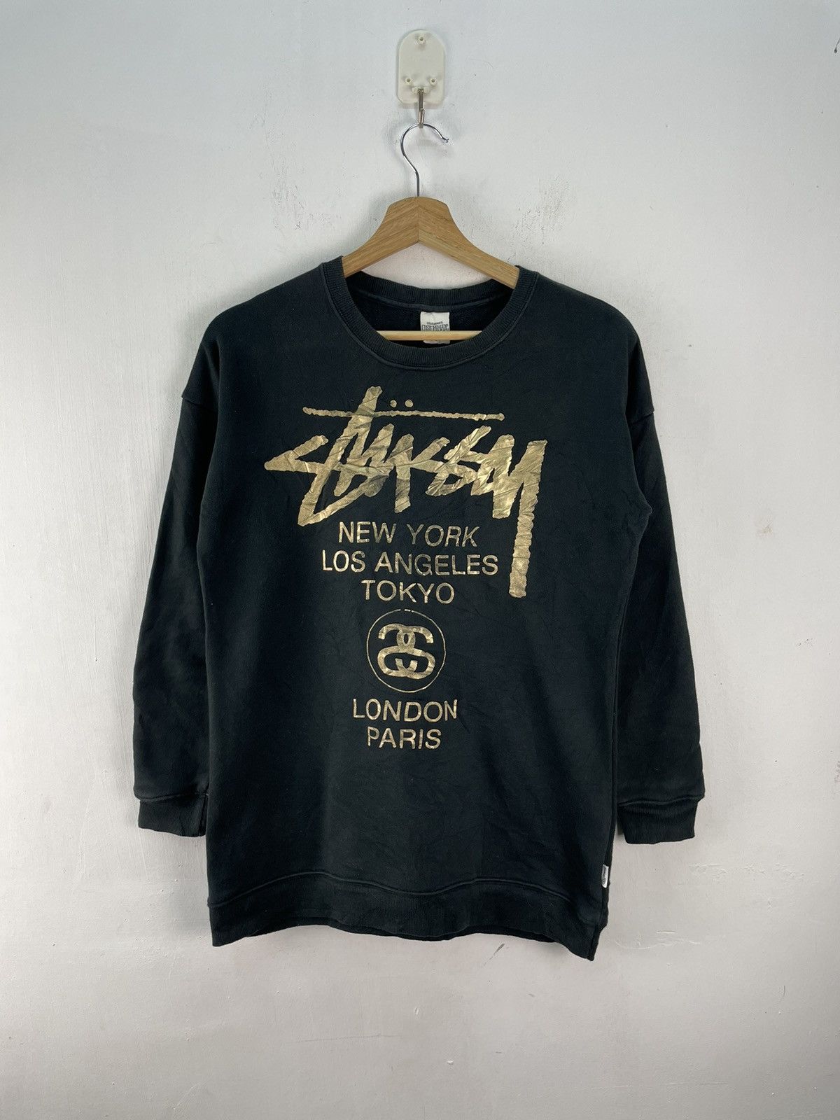 Vintage stussy sweatshirt hotsell