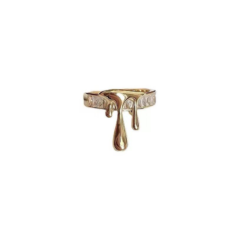 Jewelry Retro Jewelry Rings Open Size Chrome Ring (Size 7-13) Size ONE SIZE - 5 Thumbnail