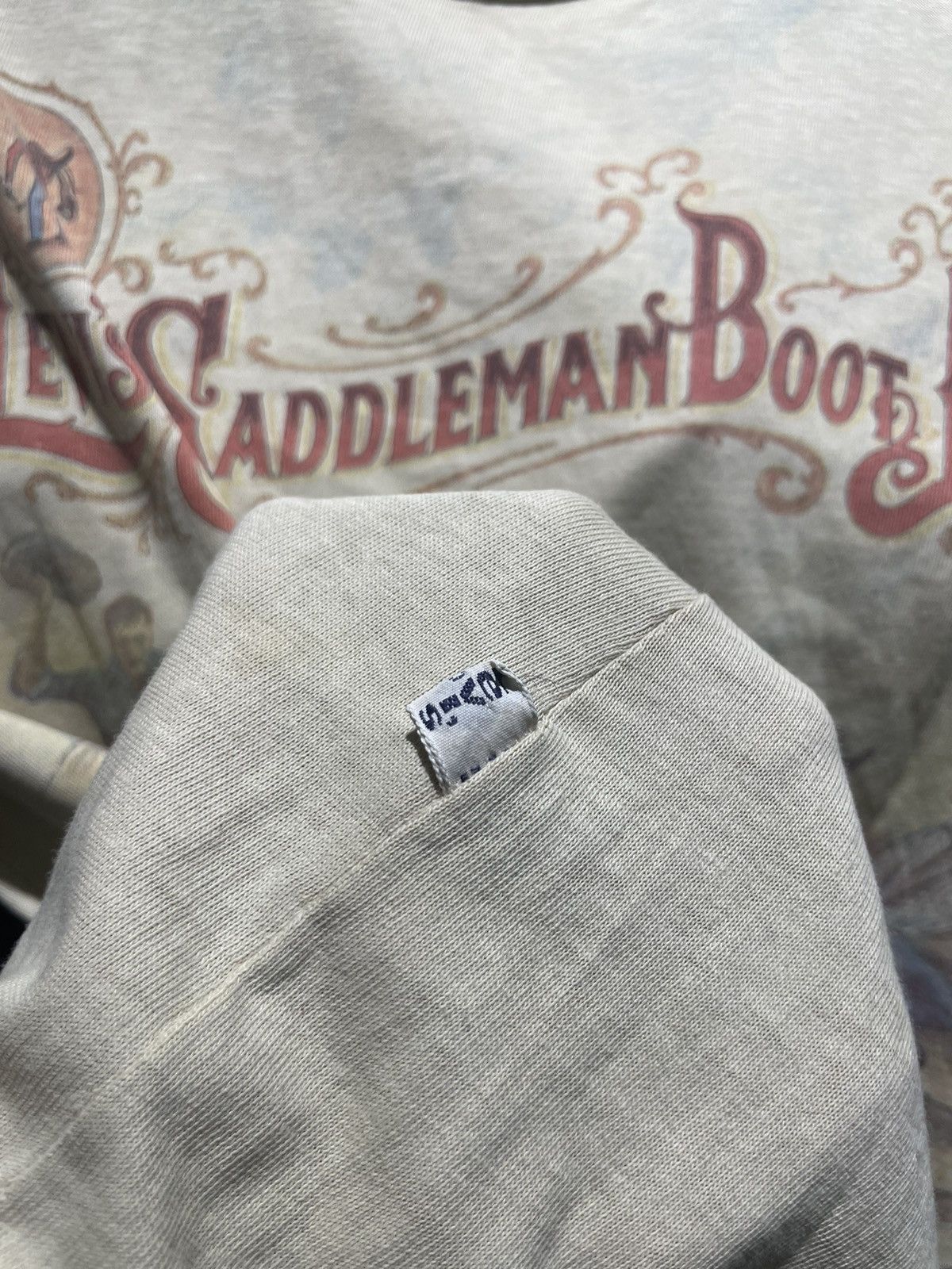 Levi's × Levi's Vintage Clothing × Vintage Vintage 70s Levis’s “Saddleman Boot Jeans” Commercial Tee Size US L / EU 52-54 / 3 - 5 Thumbnail