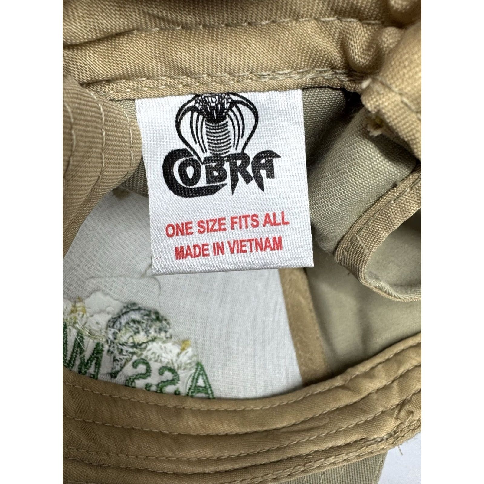 Logo 7 Cobra Cap Funny Fishing Hat Snapback Adjustable Brown Nike? Size ONE SIZE - 6 Thumbnail