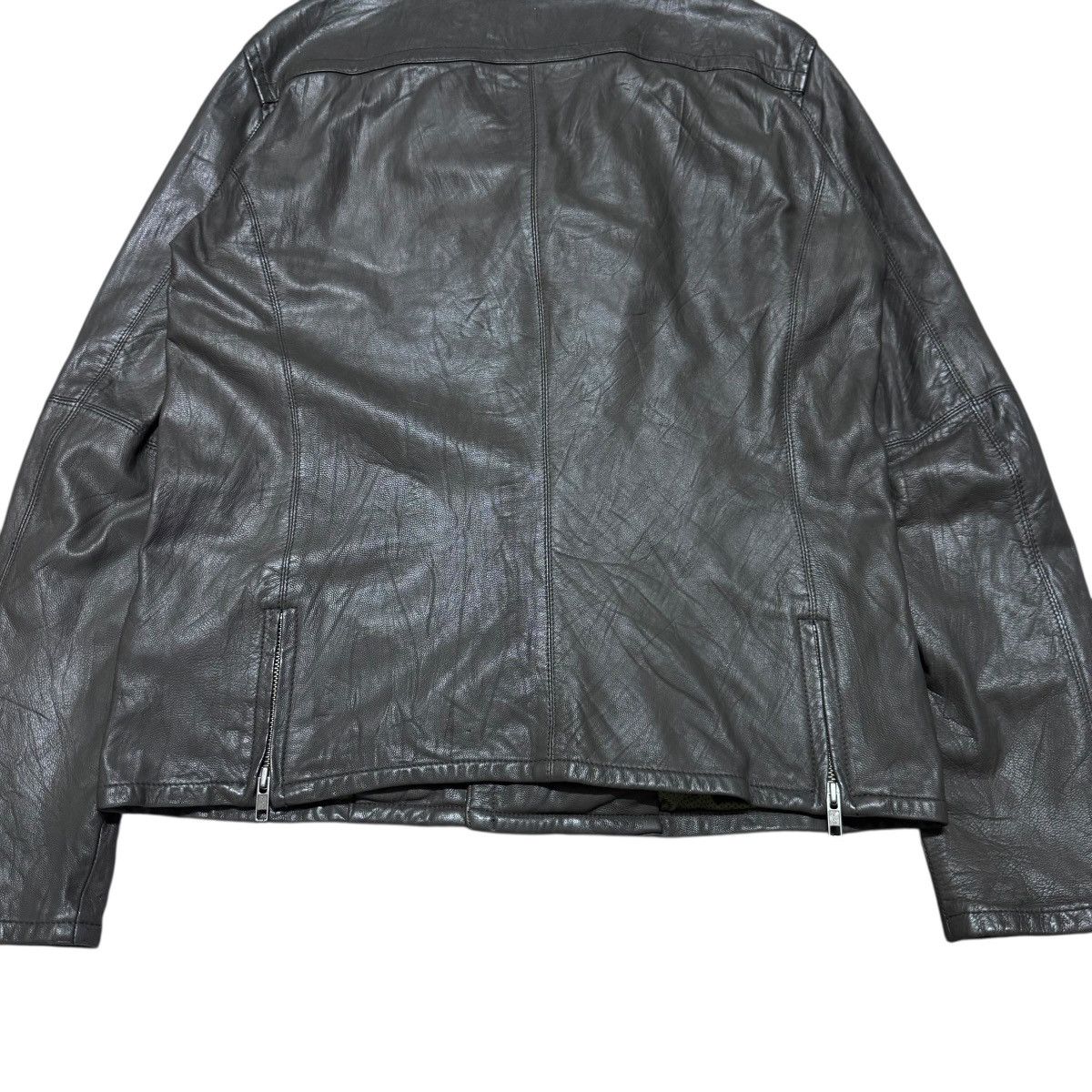 Le Grande Bleu (L.G.B.) Custom Culture Goat Skin Leather Biker Jacket Size US M / EU 48-50 / 2 - 9 Thumbnail