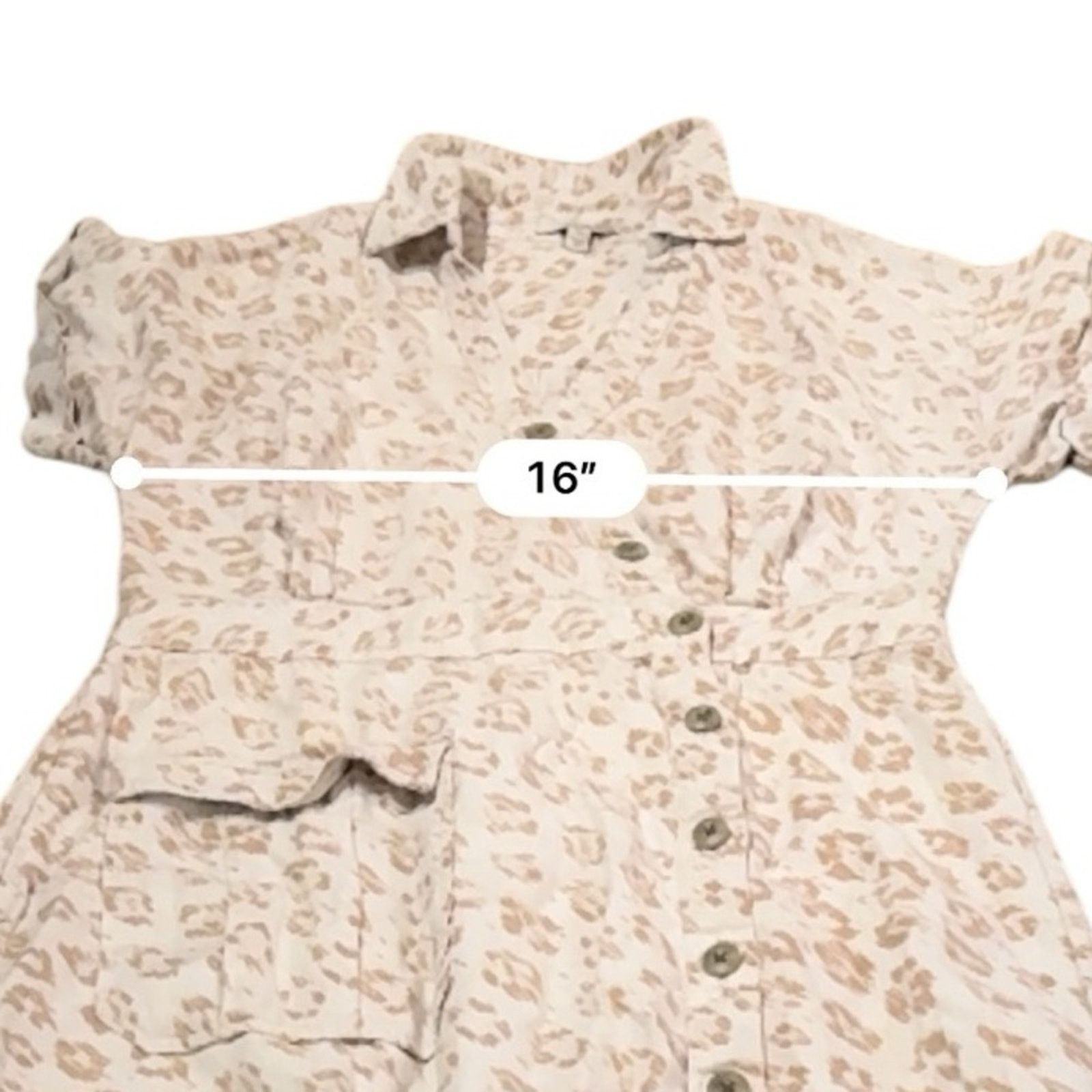 Joie Joie Coady 100% Linen Leopard Animal Print Midi Dress Sz XS Size XS / US 0-2 / IT 36-38 - 8 Thumbnail