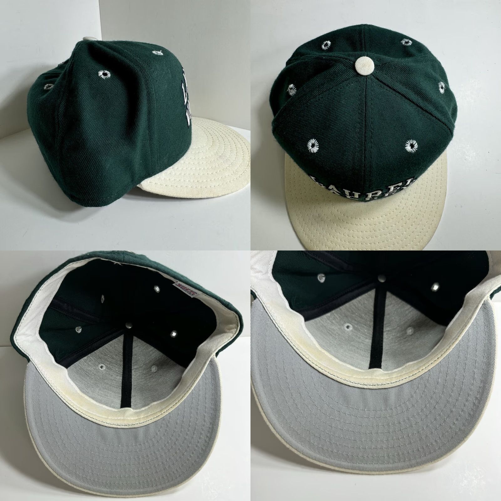 New Era VINTAGE New Era Golf Hat Laurel Valley Fitted 7 1/8 Wool Gray Under Brim Mens Size ONE SIZE - 8 Thumbnail