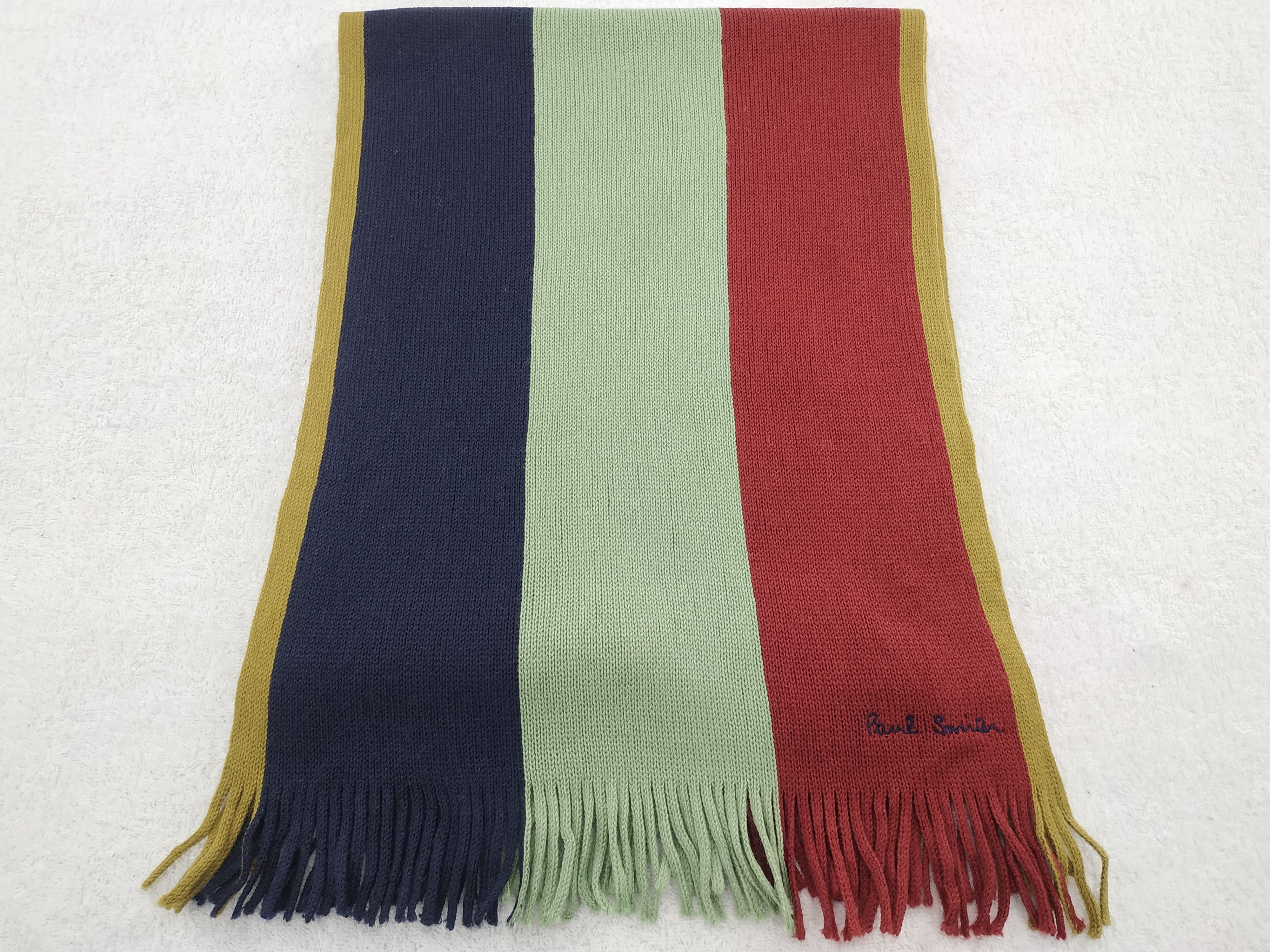 Paul Smith Vintage Paul Smith Scarf/Muffler/Neckwear MF421 Size ONE SIZE - 1 Thumbnail