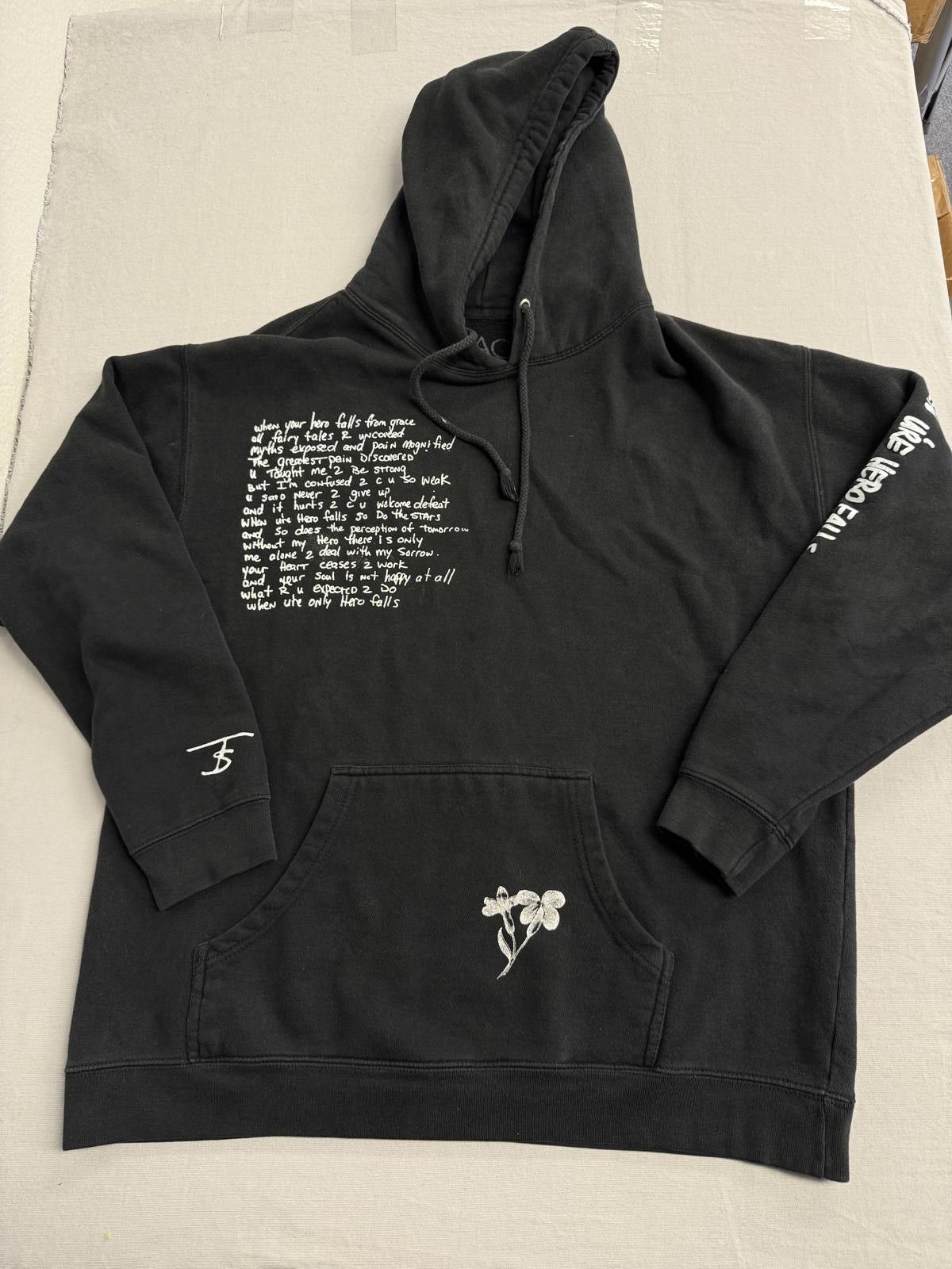 Other Faded Tupac Poems Hoodie - 2020 Poetry of 2Pac Merch - XL Size US XL / EU 56 / 4 - 1 Thumbnail