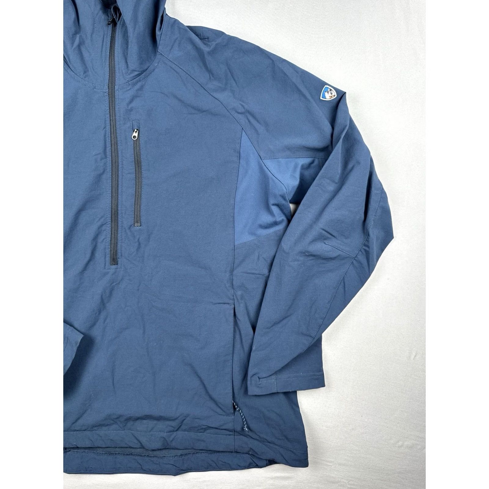 Vintage Kuhl Projekt 1/2 Zip Hooded Jacket Softshell Blue Mens M Size US M / EU 48-50 / 2 - 4 Thumbnail
