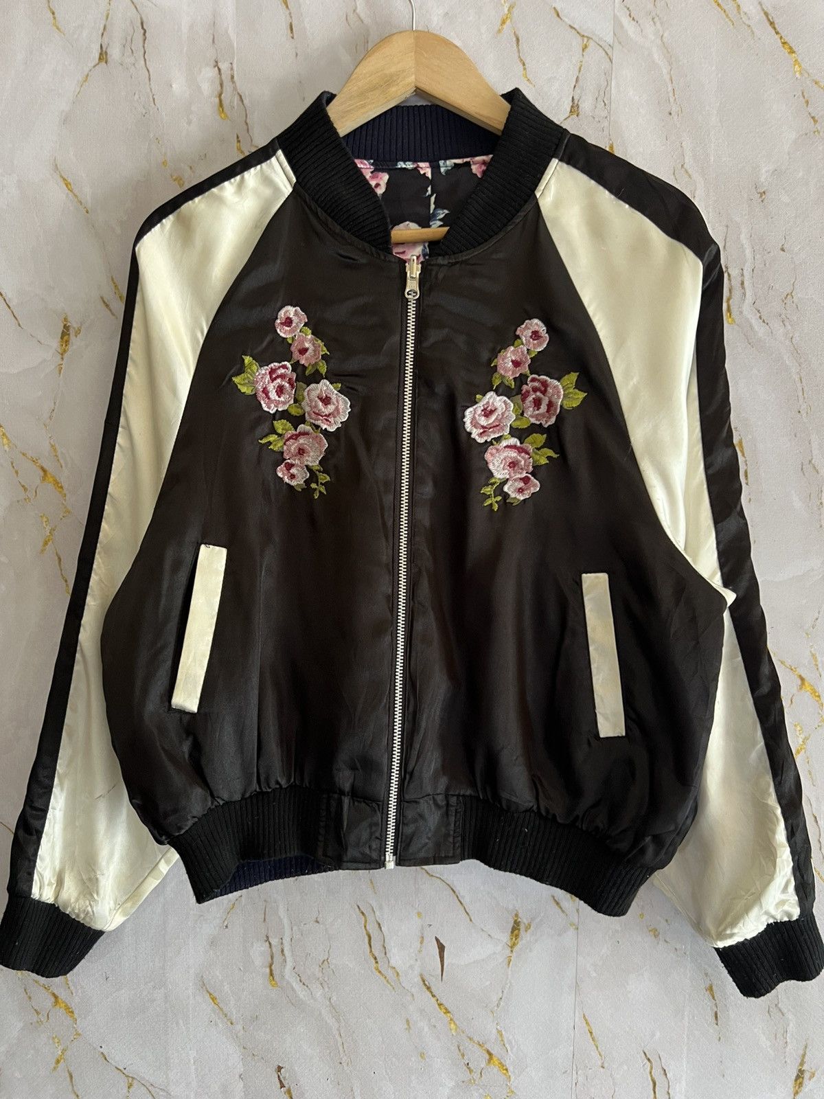 Japanese Brand River Sible Sukajan Souvenir Jacket Size M / US 6-8 / IT 42-44 - 1 Thumbnail