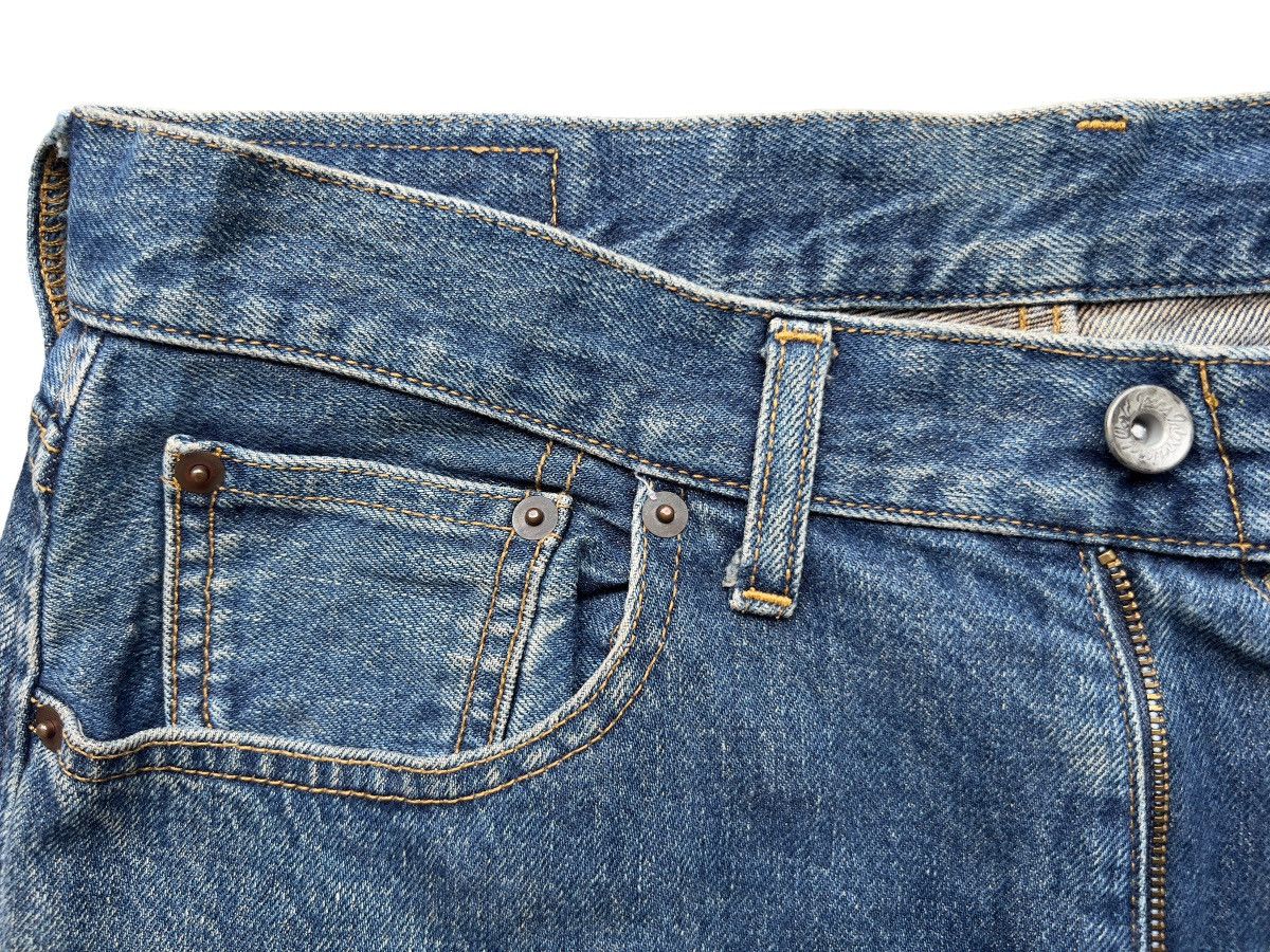 Uniqlo Vintage 90s Uniqlo Distressed Wide Mudwash Jeans 32x29 Size US 32 / EU 48 - 12 Thumbnail