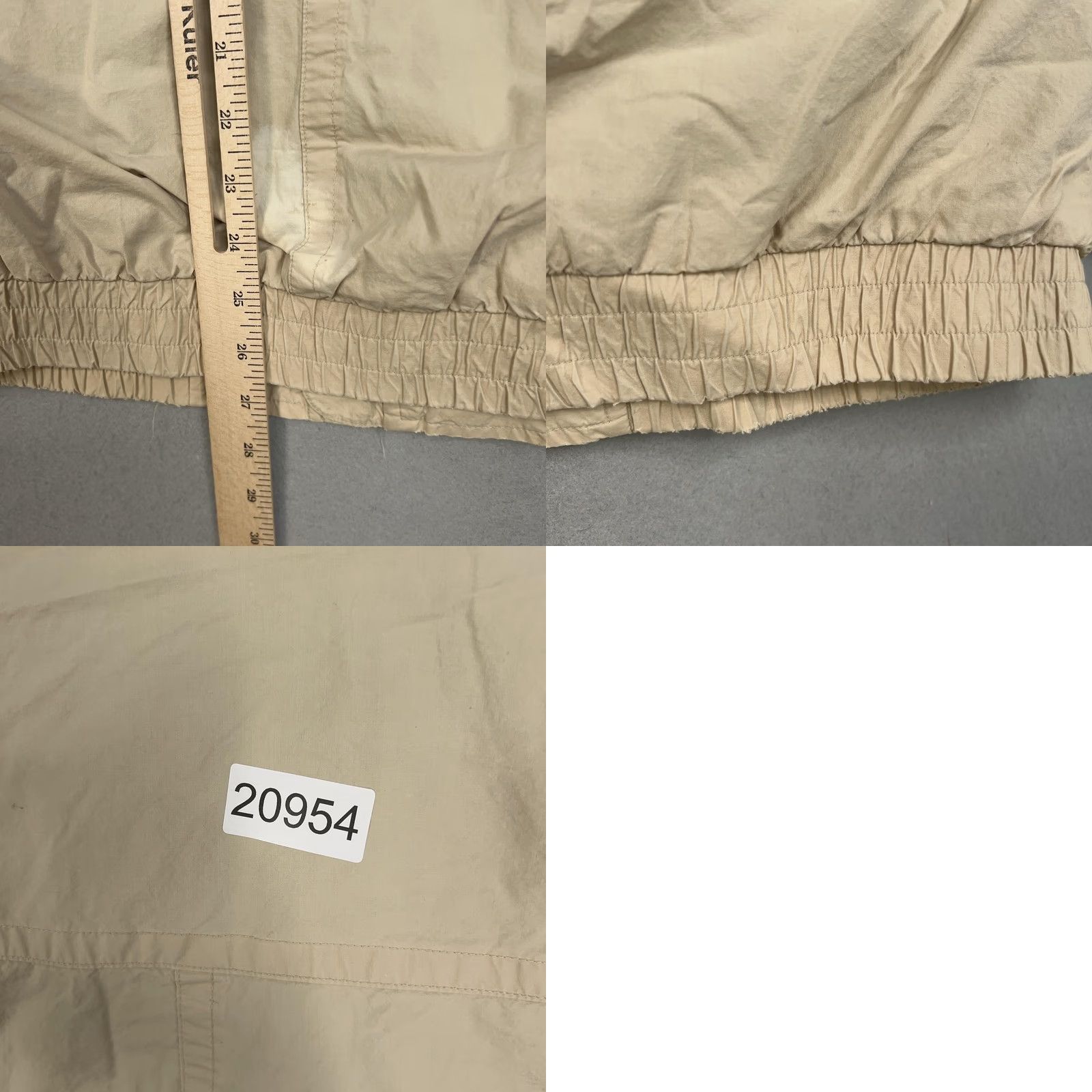 Dockers VINTAGE Dockers Jacket Mens XL Full Zip Bomber Coat Beige 80s 90s Size US L / EU 52-54 / 3 - 10 Thumbnail