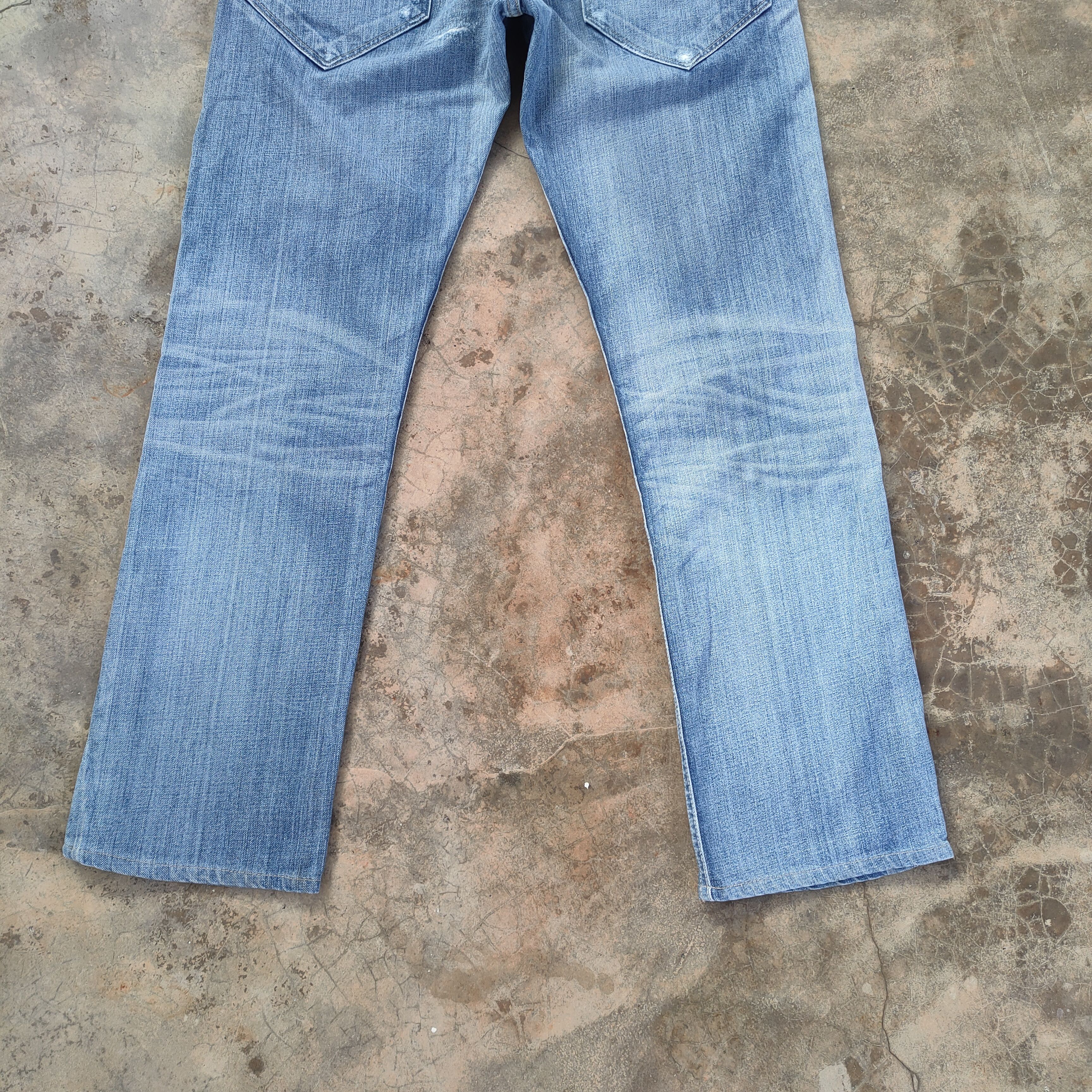 Levi's W32 LEVI'S 504 DISTRESSED FADED JEANS PANTS Size US 32 / EU 48 - 10 Thumbnail