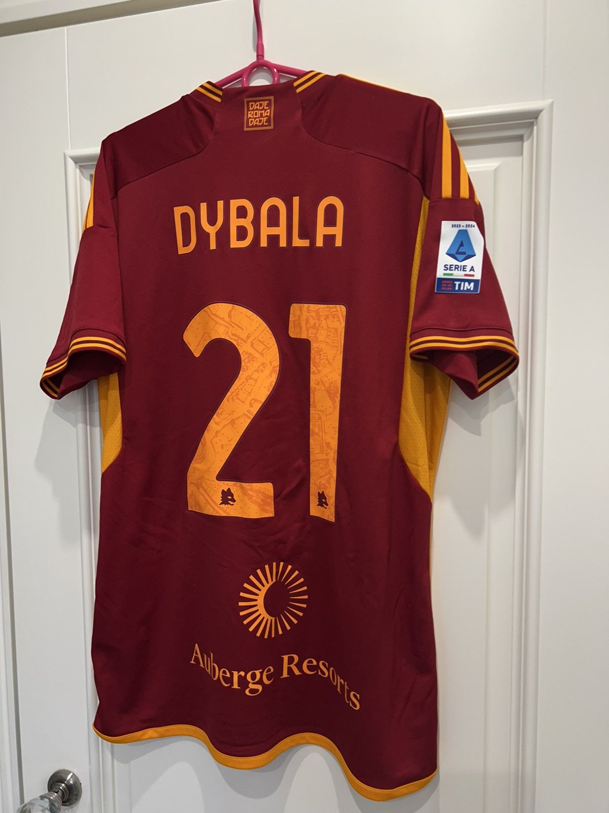 Adidas As Roma adidas Dybala Jersey soccer italian Calcio Size US L / EU 52-54 / 3 - 5 Thumbnail