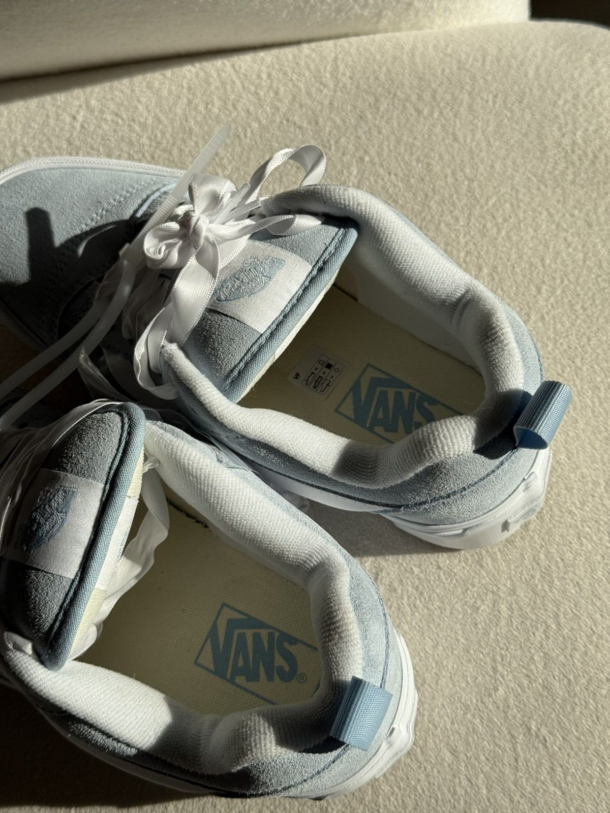 Vans Vans Knu Stack Vintage Satin Shoes 'Dream Blue White' Size US 8.5 / IT 38.5 - 6 Thumbnail