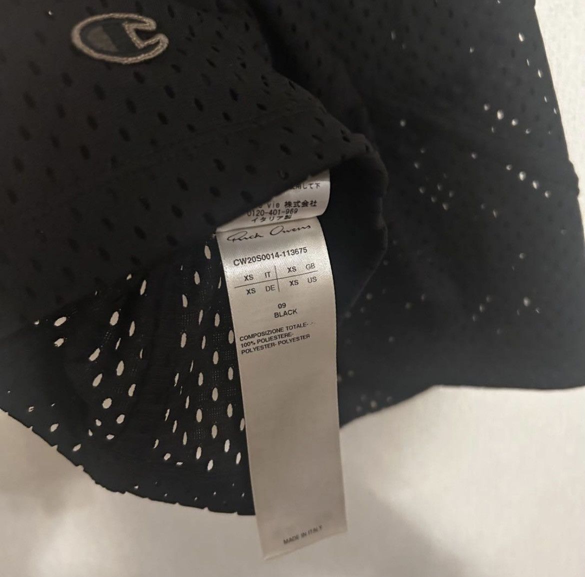 Rick Owens Rick Owens x Champion "Dylan" Mesh Tank Top - Pentagram Logo Size US XS / EU 42 / 0 - 5 Thumbnail