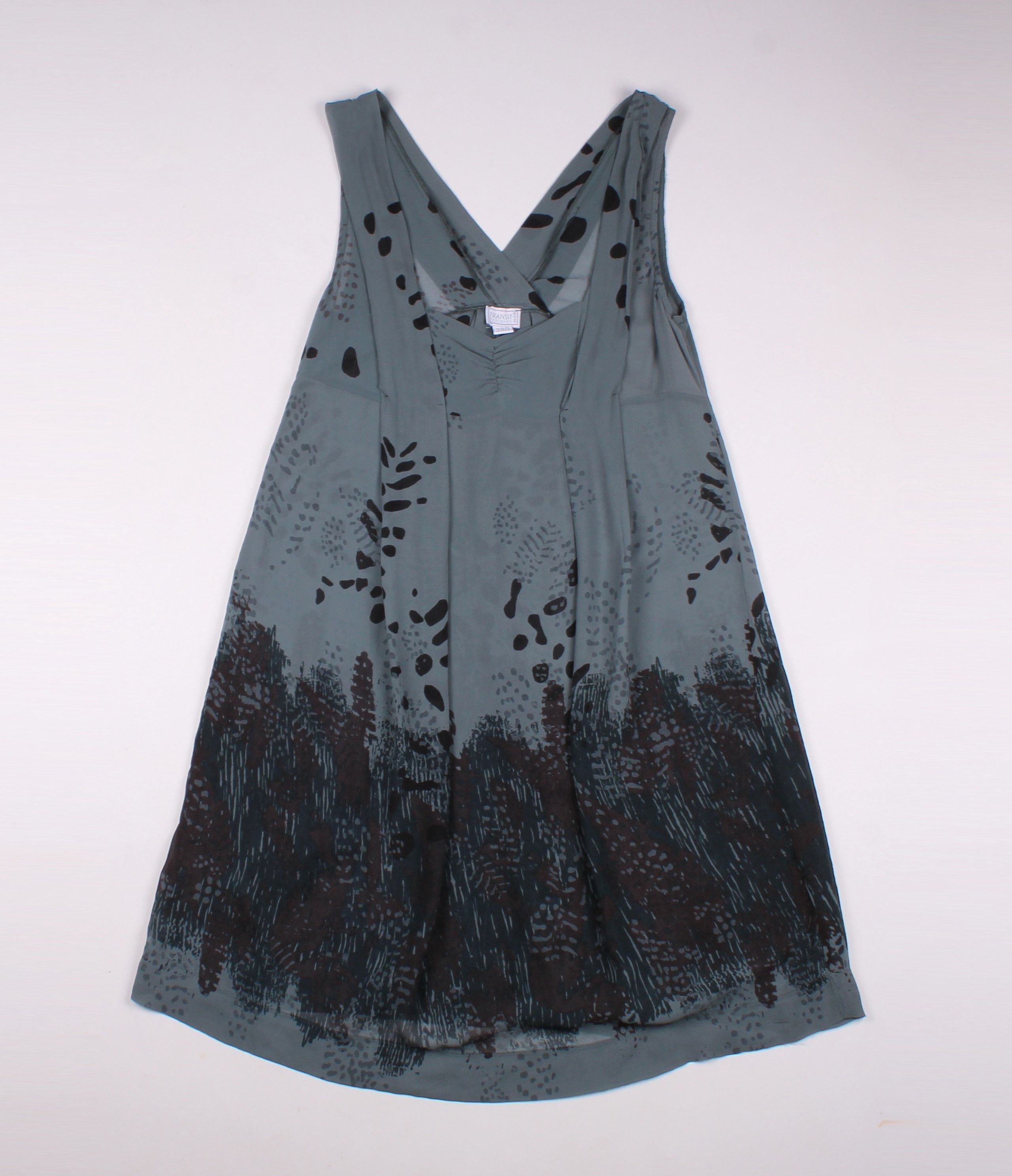 Transit Transit Par Such Silk Printed Flared Dress Size XS / US 0-2 / IT 36-38 - 4 Thumbnail