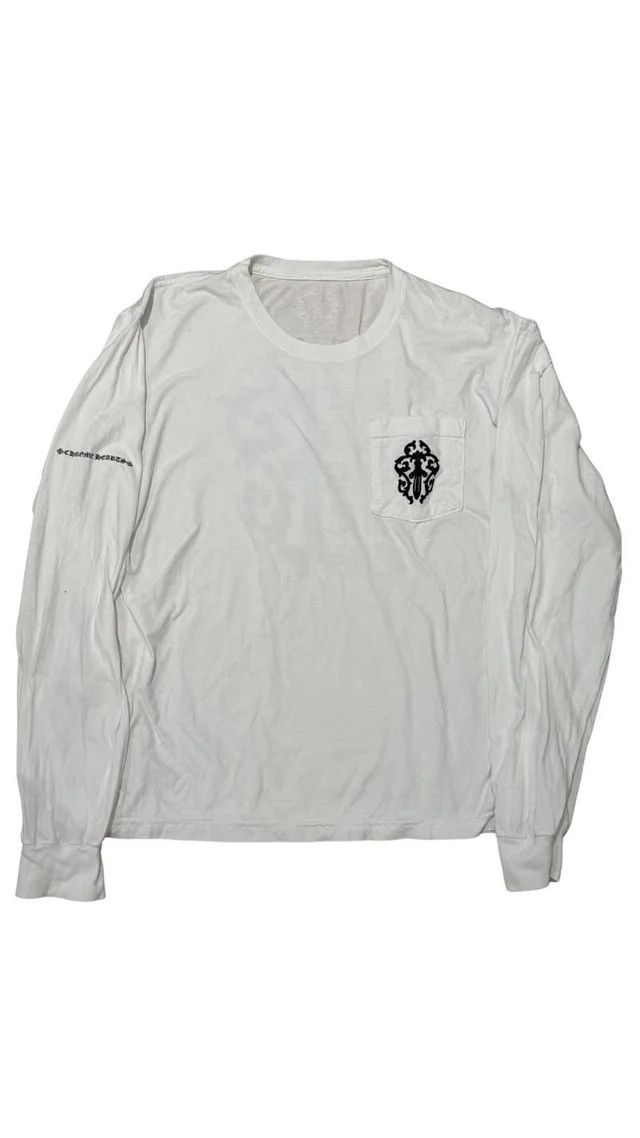 Chrome Hearts Chrome Hearts Dagger Letters L/S T-Shirt White Size US L / EU 52-54 / 3 - 1 Thumbnail
