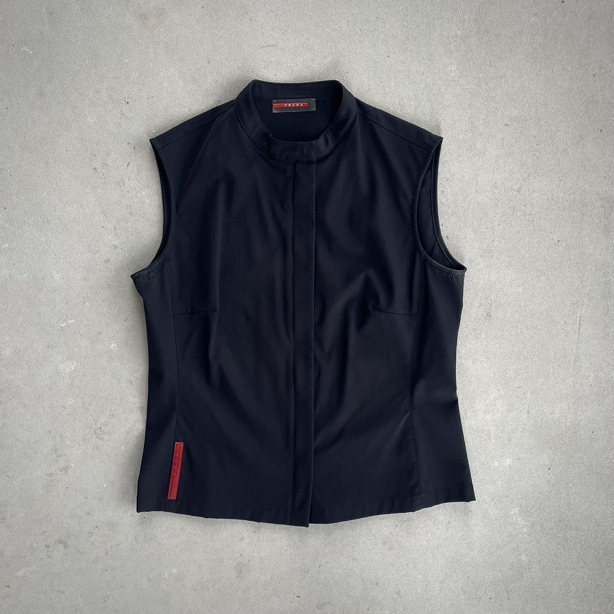 Prada SS99 Nylon Zip-Up Top Size L / US 10 / IT 46 - 1 Thumbnail