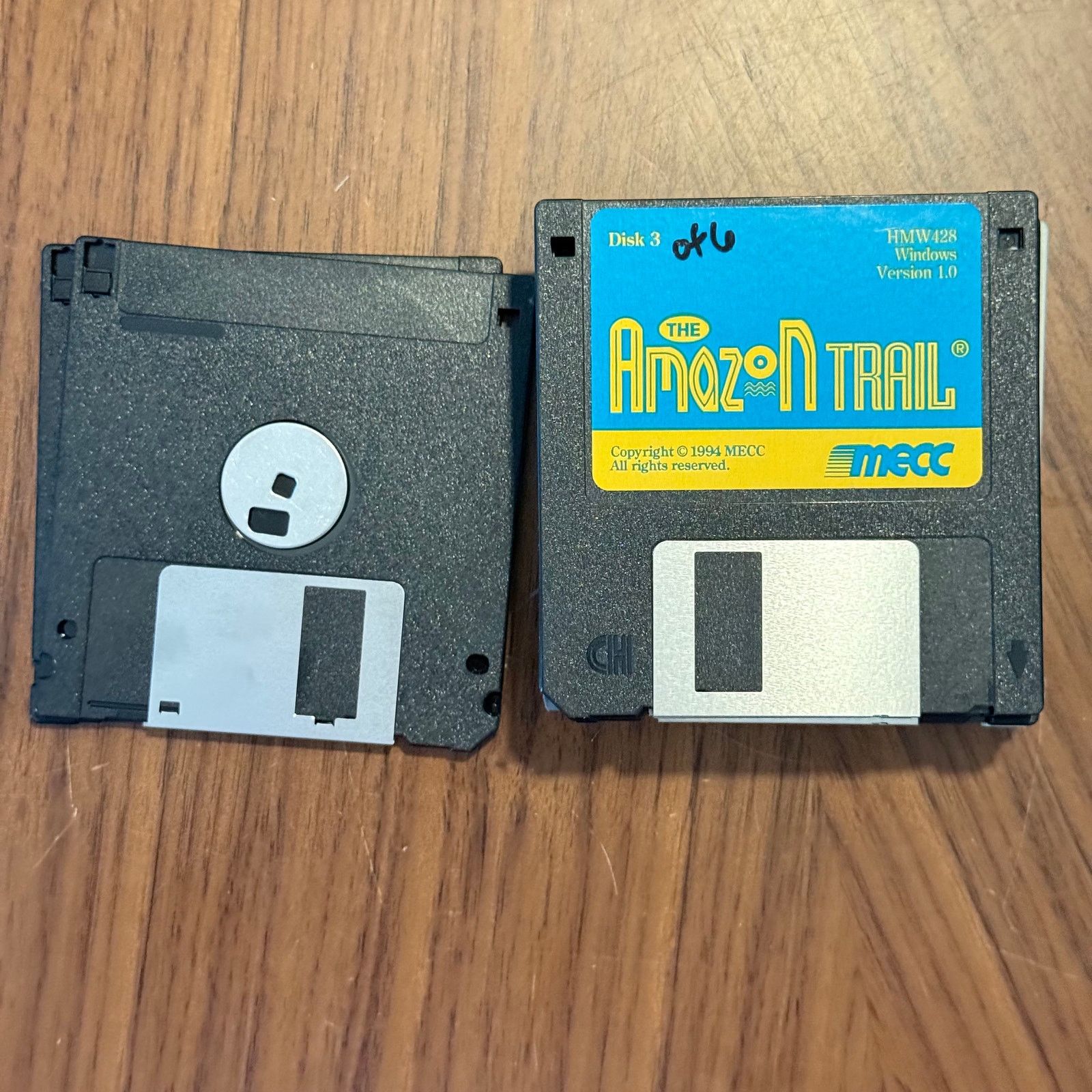 Vintage The Amazon Trail MECC Windows 1.0 Full 6-Disk Set Game Mint Size ONE SIZE - 5 Thumbnail