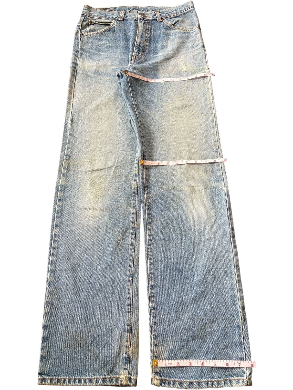 Edwin Vintage Japanese Brand Faded Wash Distress Loose Jeans Size US 29 - 8 Thumbnail