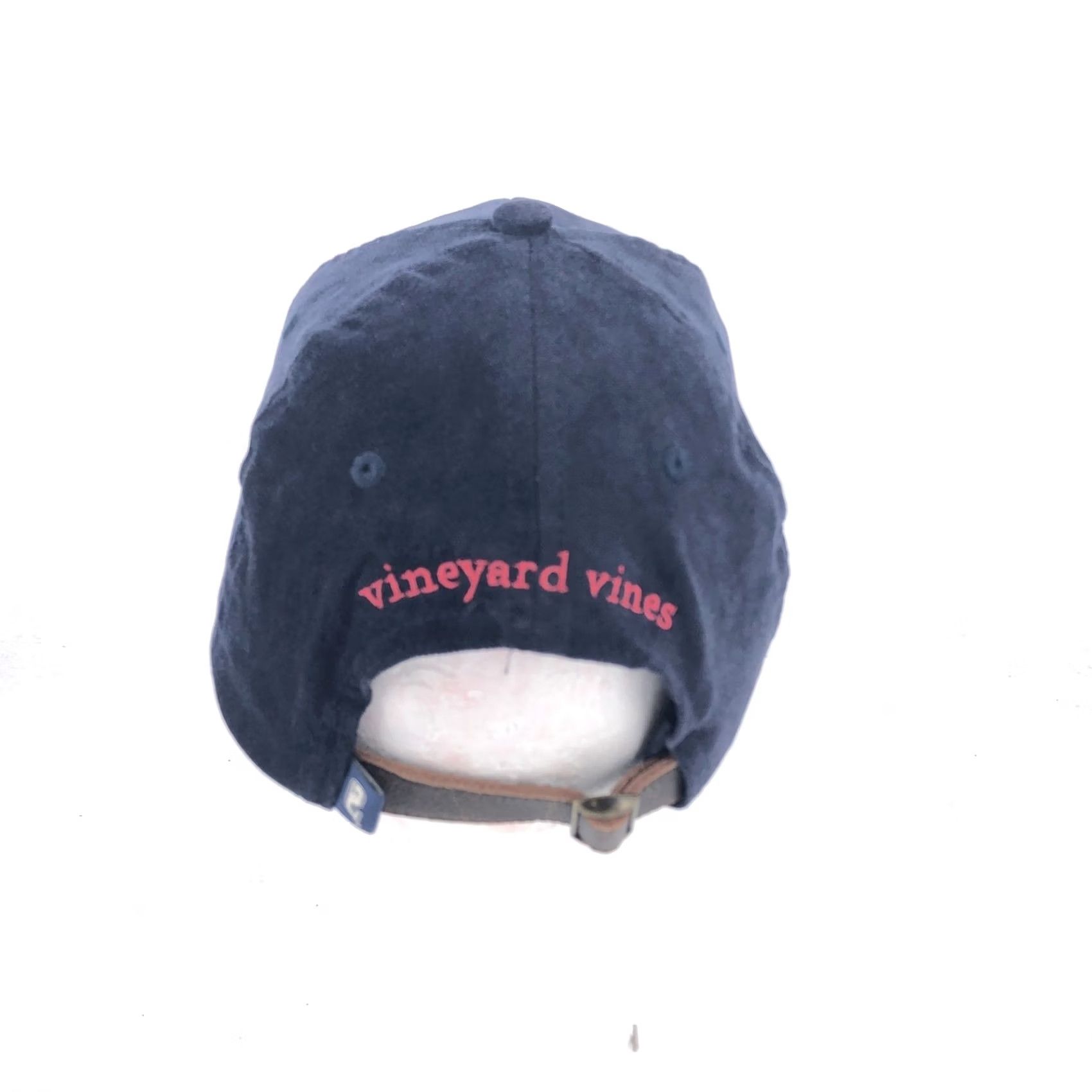 Vineyard Vines Vineyard Vines Hat Cap Strap Back Navy Blue Whale Embroidered Mens Classic Logo Baseball Cap One Size Blue Adjustable Mens Shirts? Size ONE SIZE - 7 Thumbnail