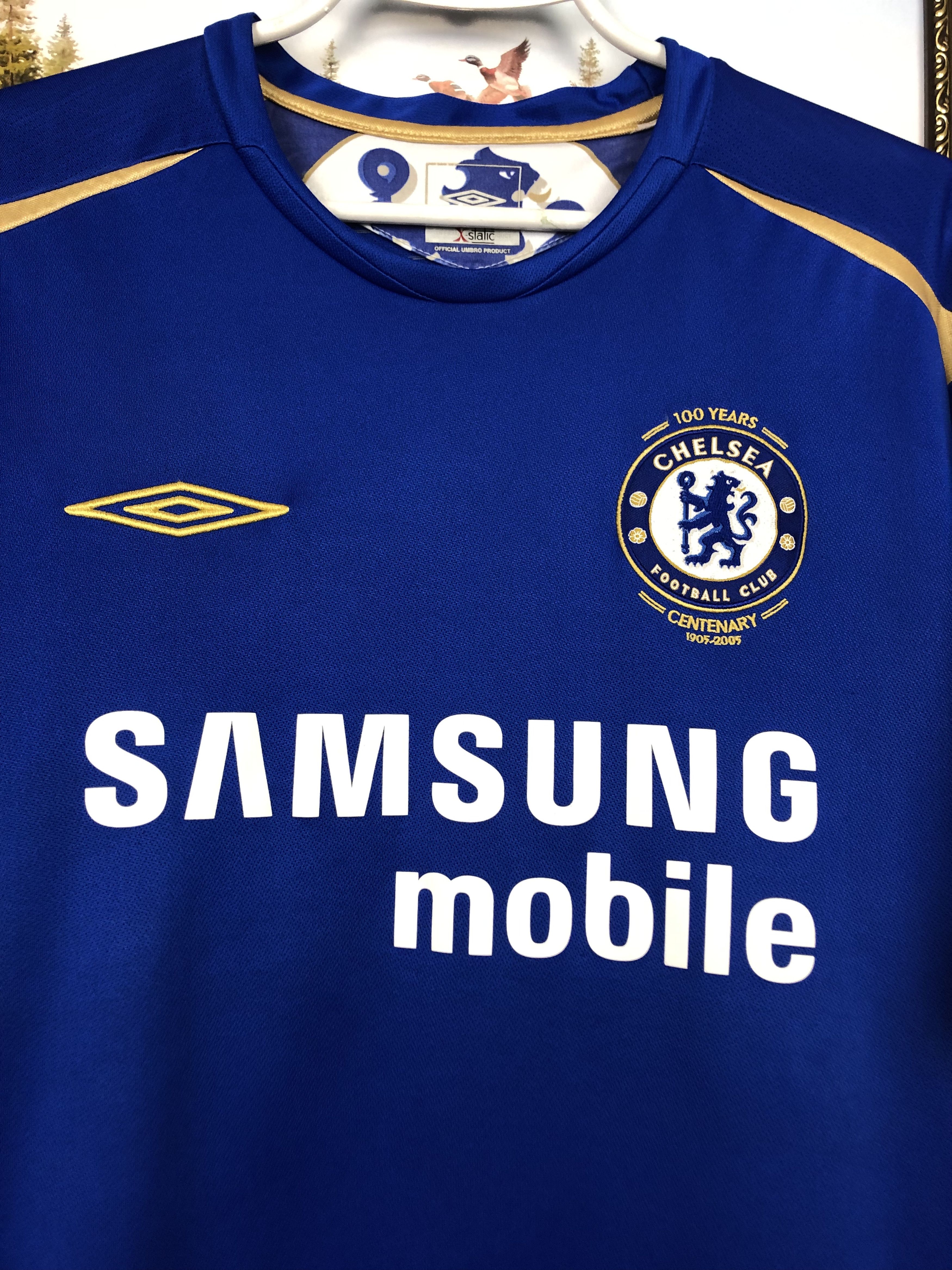 Umbro Chelsea football shirt 2005 #24 Wright-Phillips Umbro Tee Size US L / EU 52-54 / 3 - 6 Thumbnail