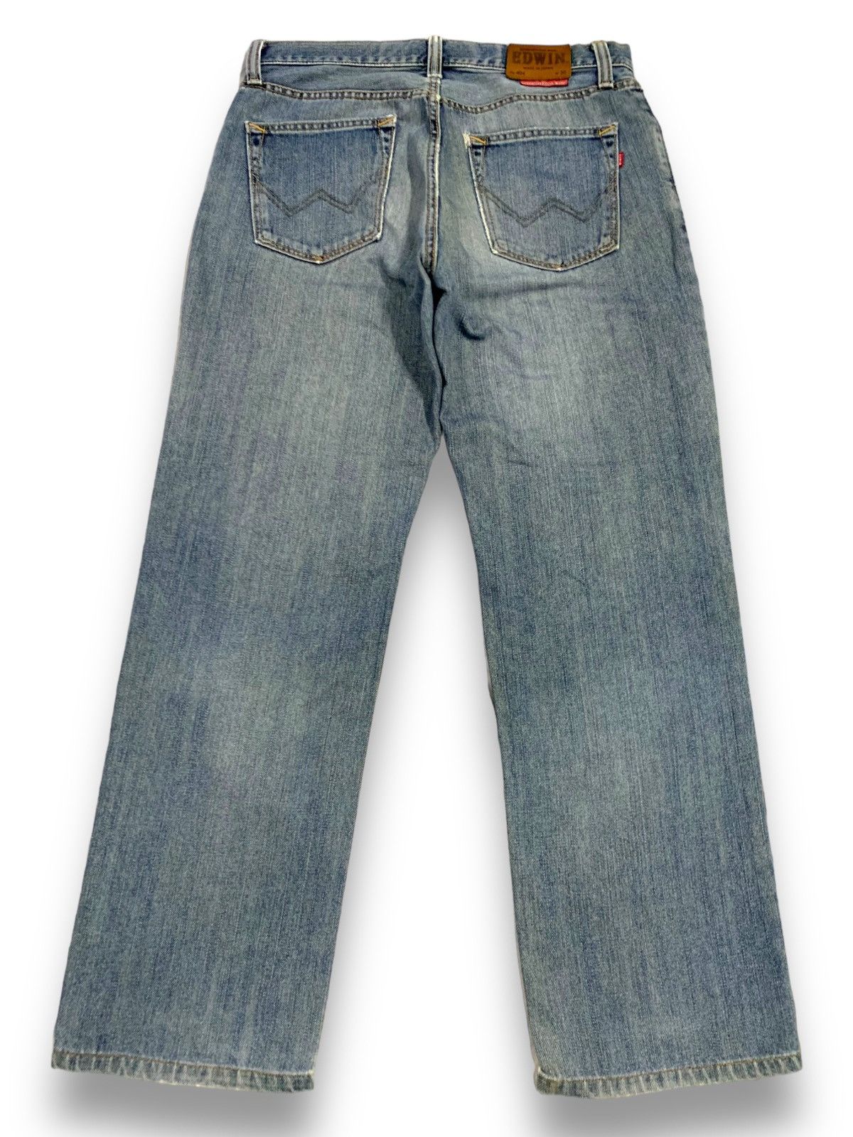 Edwin Vintage Edwin 404 Straight Leg Distressed Grunge Jeans Size US 31 - 2 Thumbnail