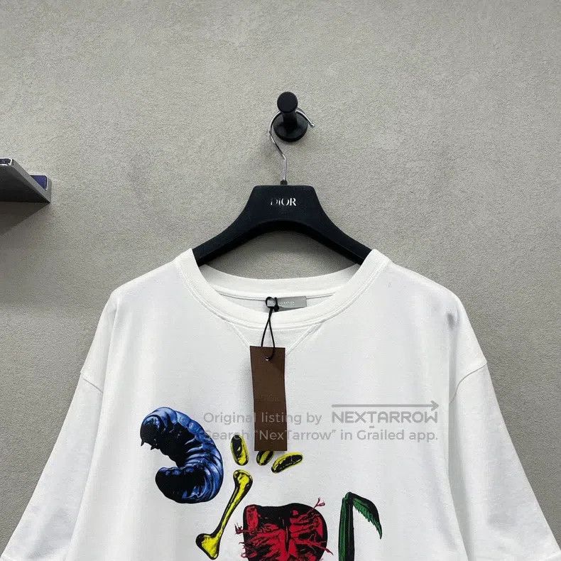 Dior Dior Contrast pattern white short sleeves Size US L / EU 52-54 / 3 - 4 Thumbnail