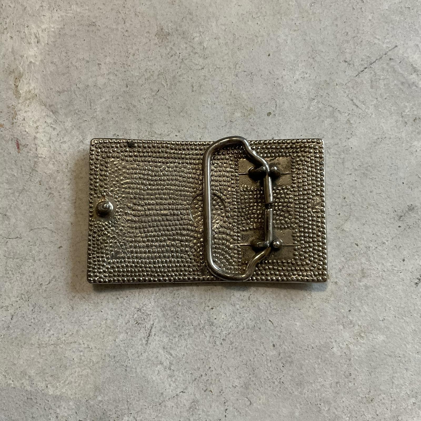 Vintage vintage mcm 60's etched starburst cowboy western belt buckle Size ONE SIZE - 2 Thumbnail