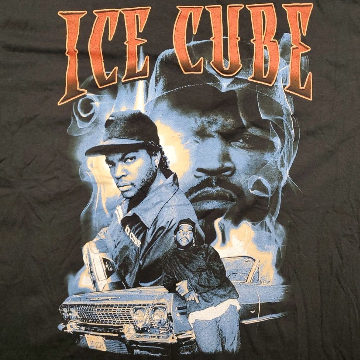 Etro VINTAGE Ice Cube Shirt Mens L Black Lowrider Rapper Chevy Impala Retro 90s TEE Mens L Black Ice Cube Shirt Size US L / EU 52-54 / 3 - 2 Thumbnail