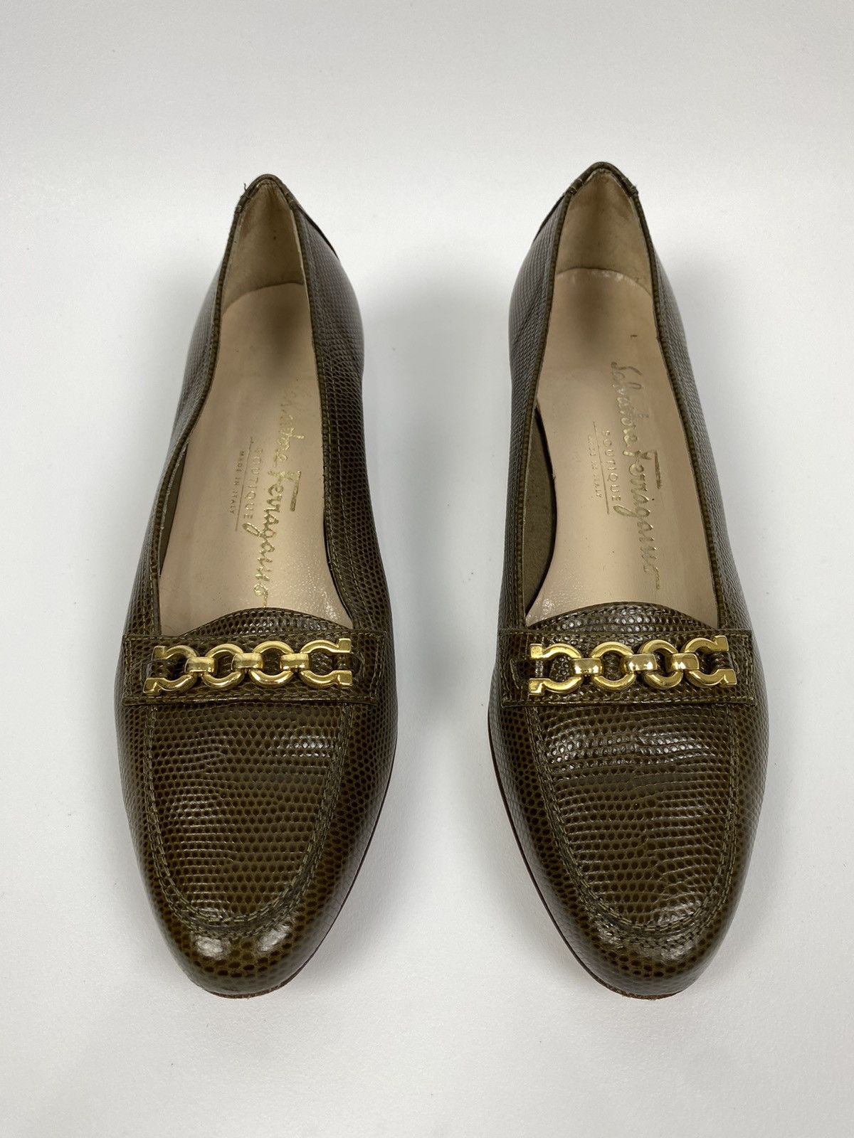 Salvatore Ferragamo × Vintage Vintage Salvatore Ferragamo Heels Size US 7 / IT 37 - 2 Thumbnail
