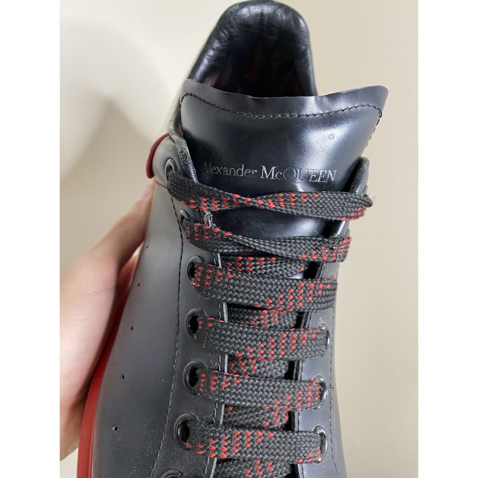 Alexander McQueen Alexander McQueen 'Black Silver Lust Red' ( 12 US) Size US 12 / EU 45 - 4 Thumbnail